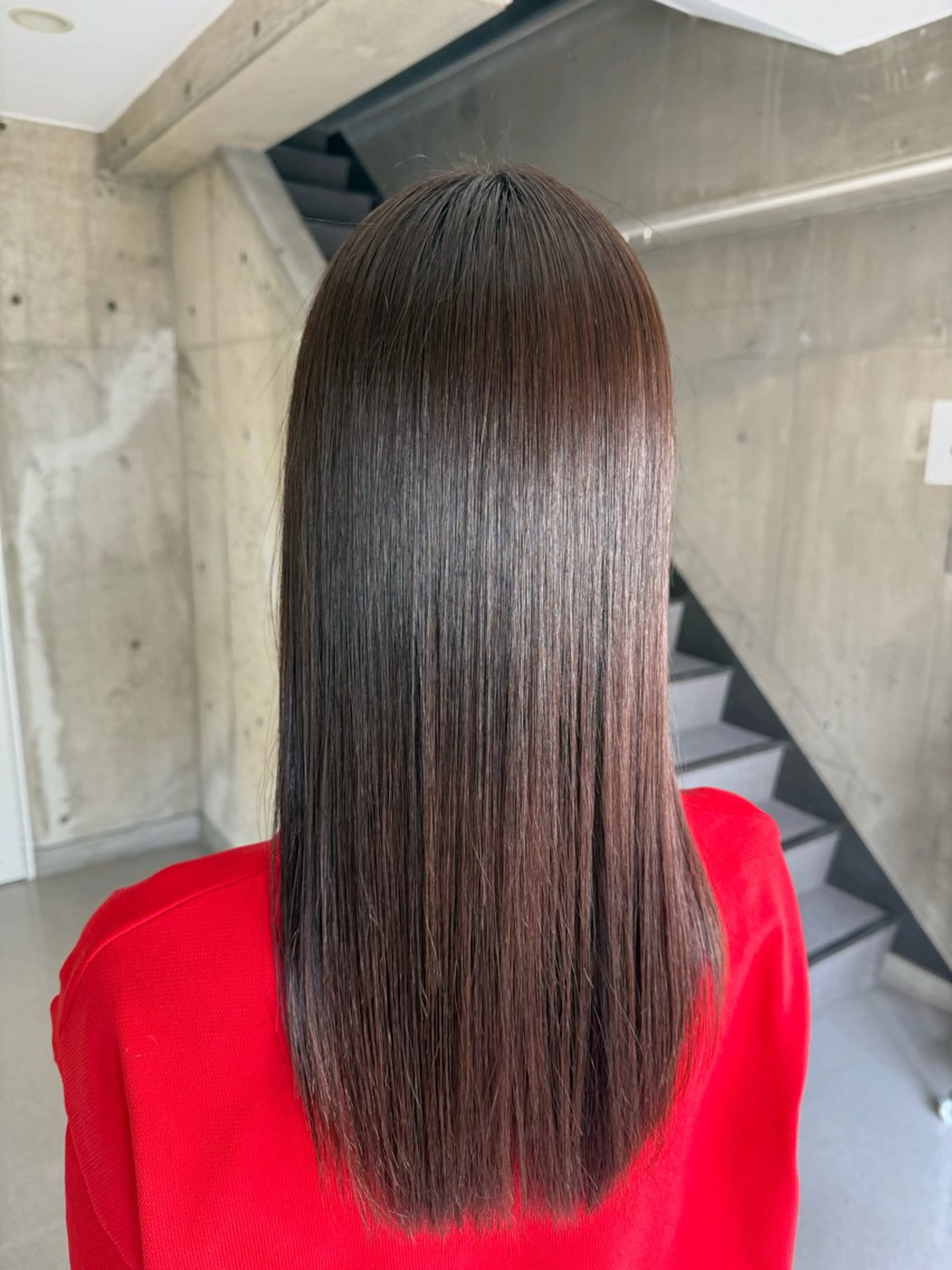 ロング カラー ヘアカラー トリートメント 堀 愛翔のヘアスタイル