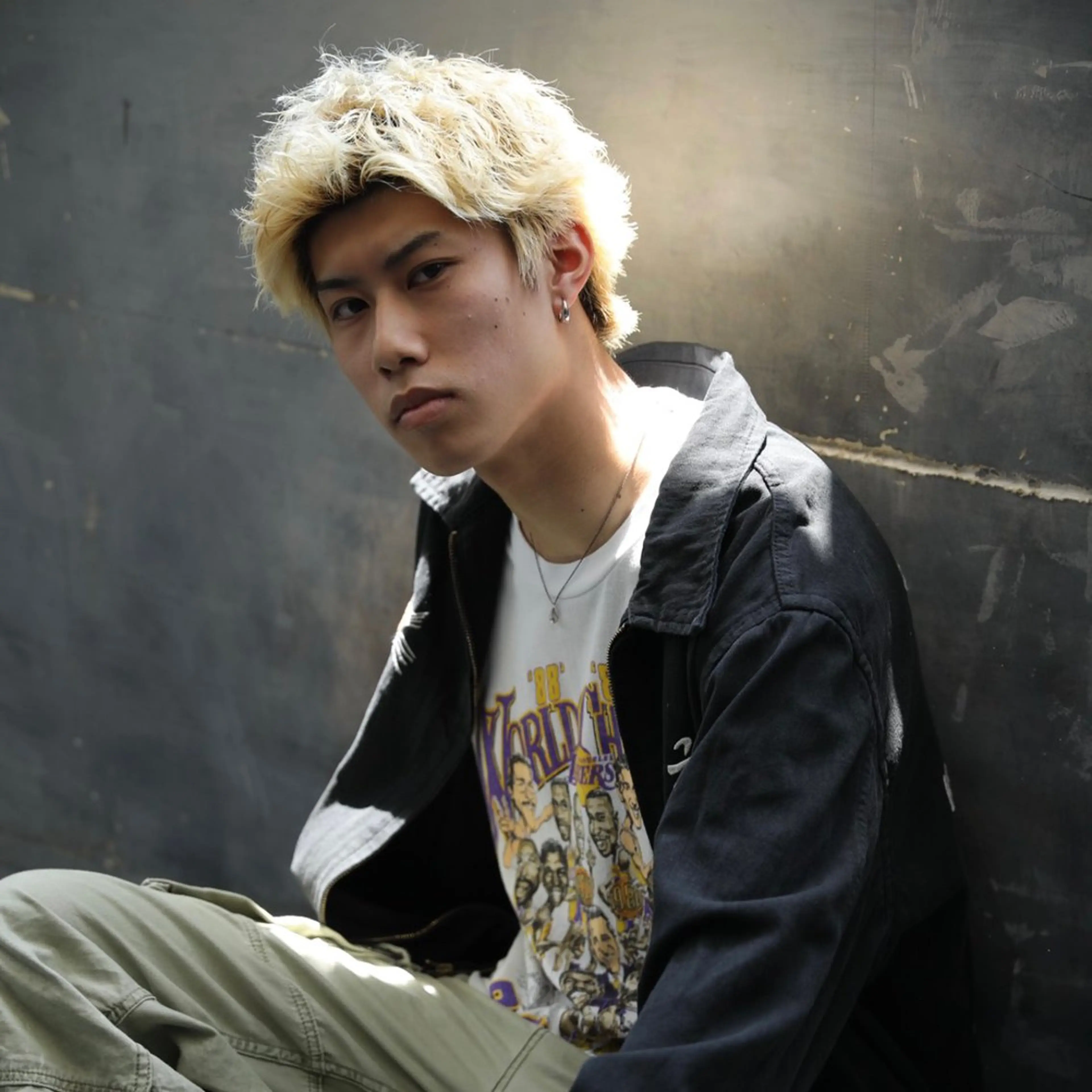 透明感‼️トレンドメンズカット＋ハイトーンカラー⚡️の写真