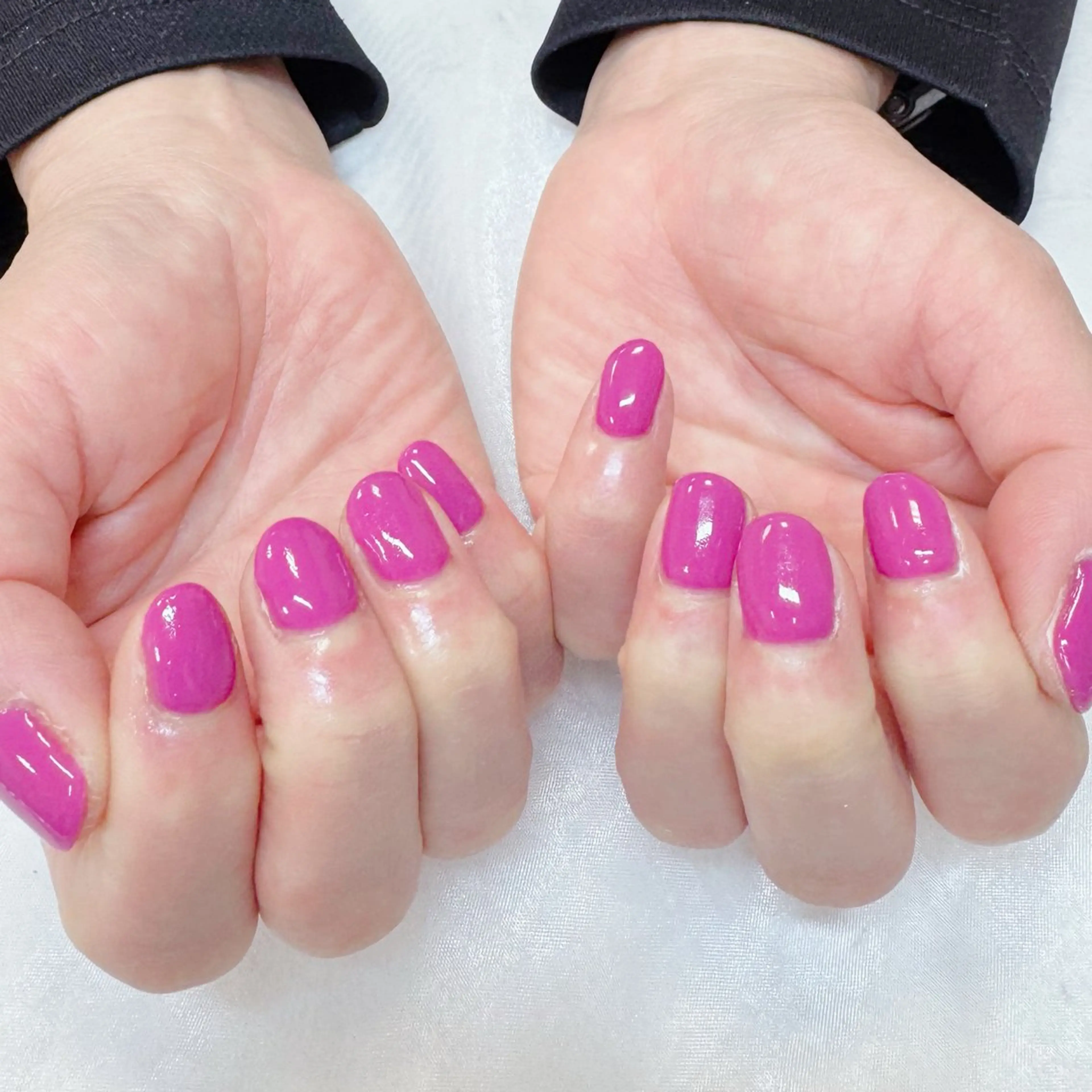 ネイル ワンカラーネイル ピンク maruyasu. yのネイルデザイン