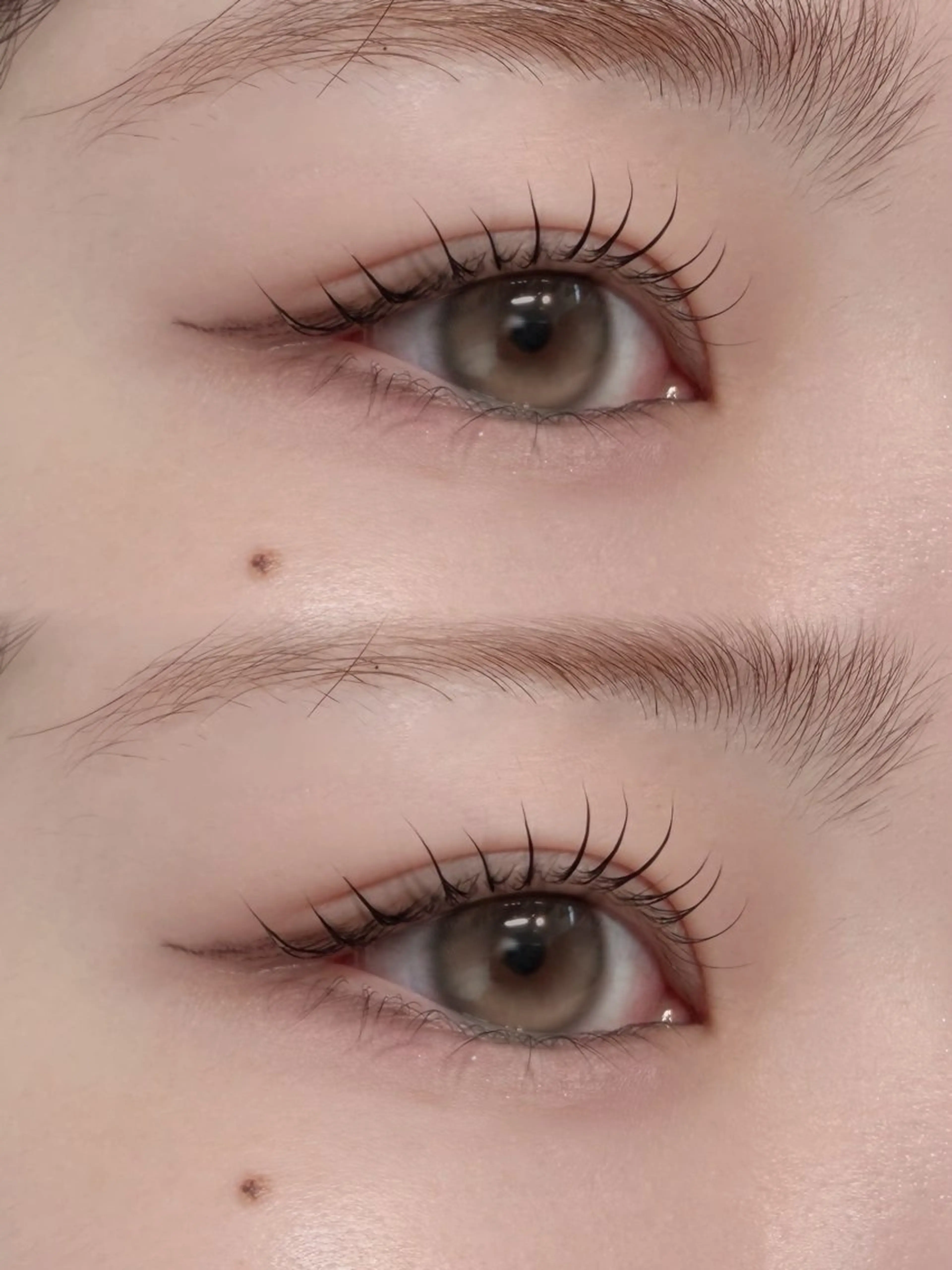 マツエク・マツパ 韓国風マツエク 〘enurk〙 めい🎀の眉毛・アイブロウイメージ