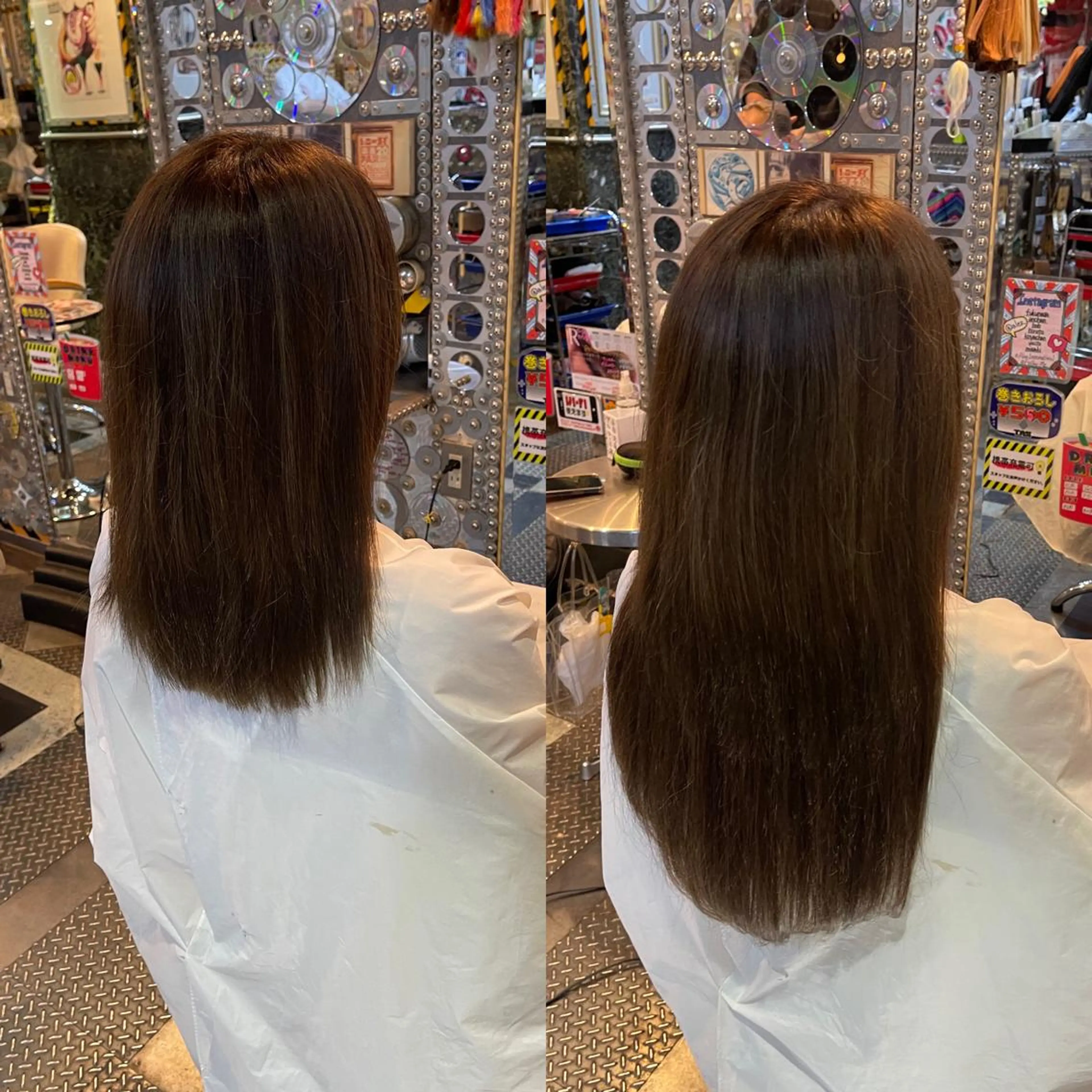 ロング カラー ヘアアレンジ 編み込みエクステ エクステ ロング 🌈派手髪エクステ ブレイズ🌈ひろとのヘアスタイル
