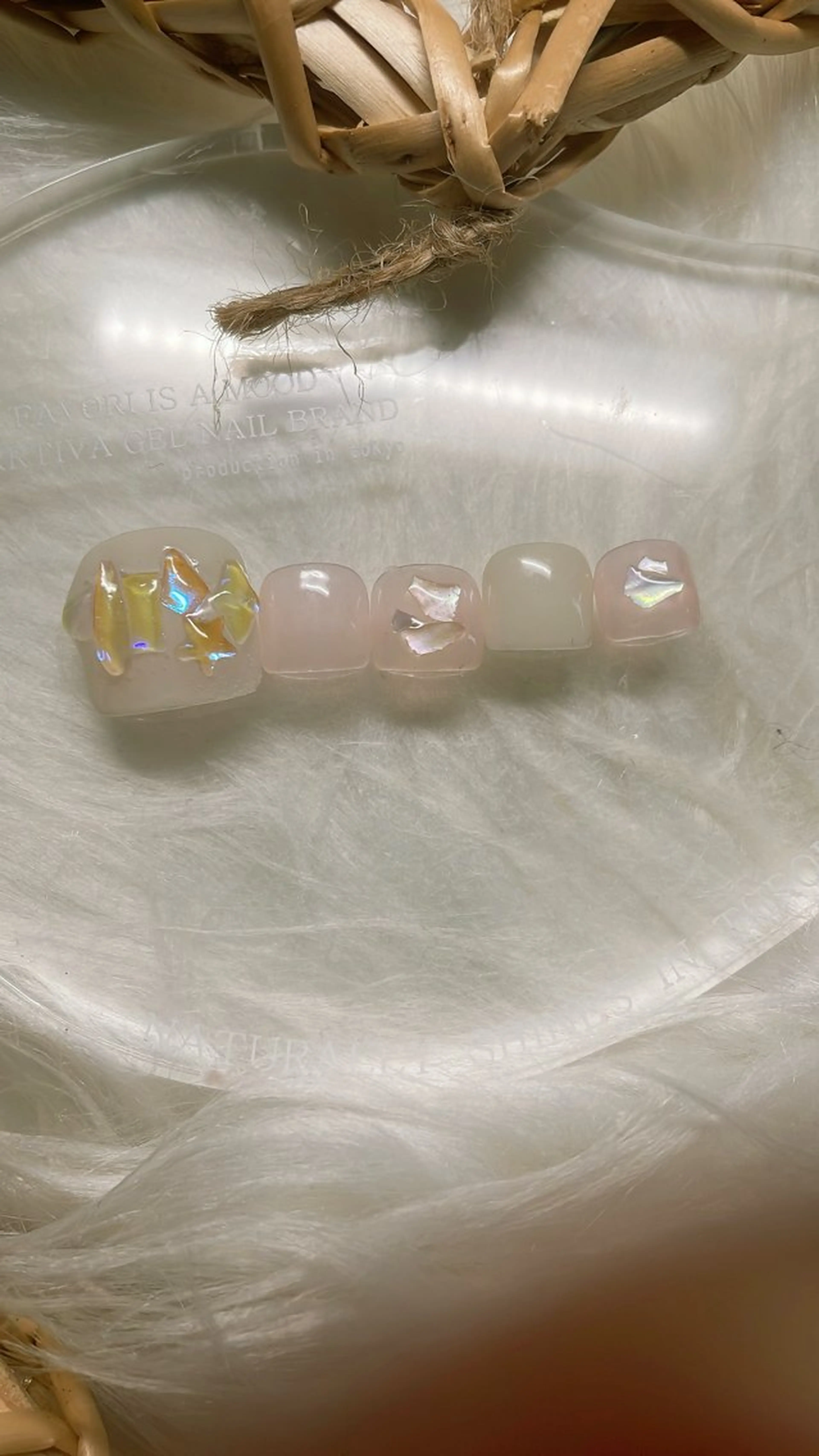 ネイル フットネイル ストーンネイル フットネイル TOWA NAILのネイルデザイン