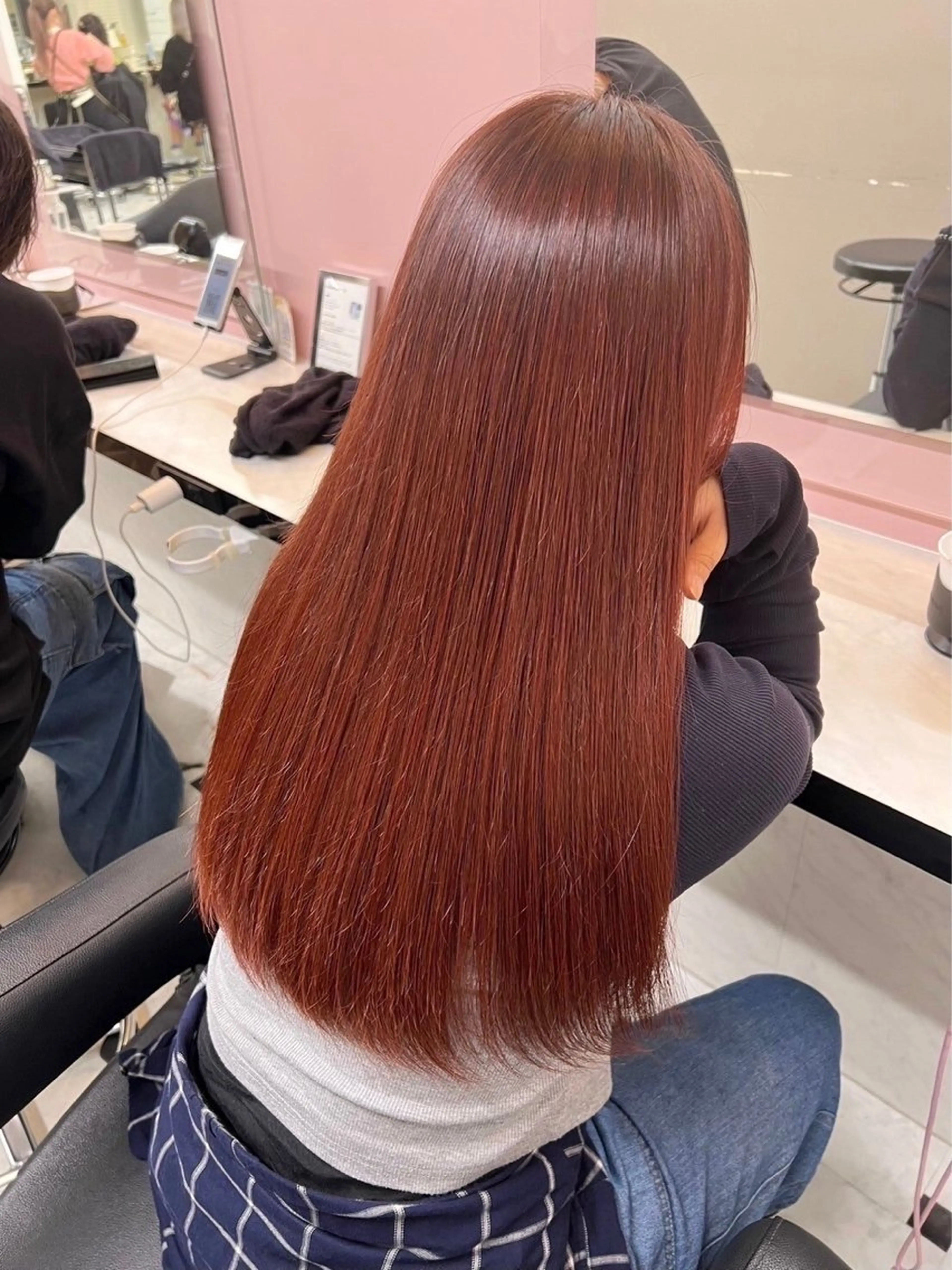 ロング カラー ヘアアレンジ 🫧モテる💗ダメー ジレスハイトーン🫧のヘアスタイル