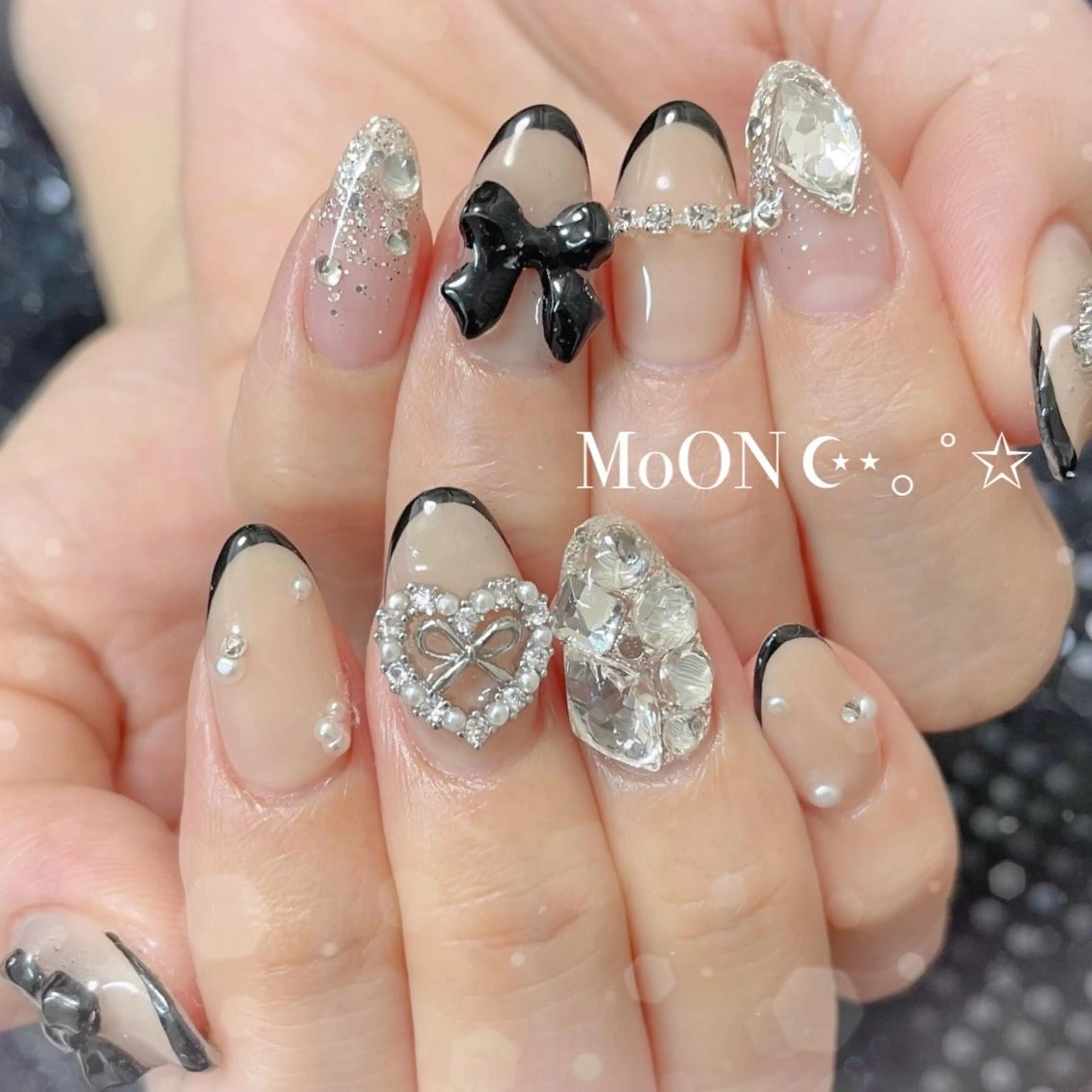 ネイル ハンドネイル ハンドケア MoON...❤︎ MeGuのネイルデザイン