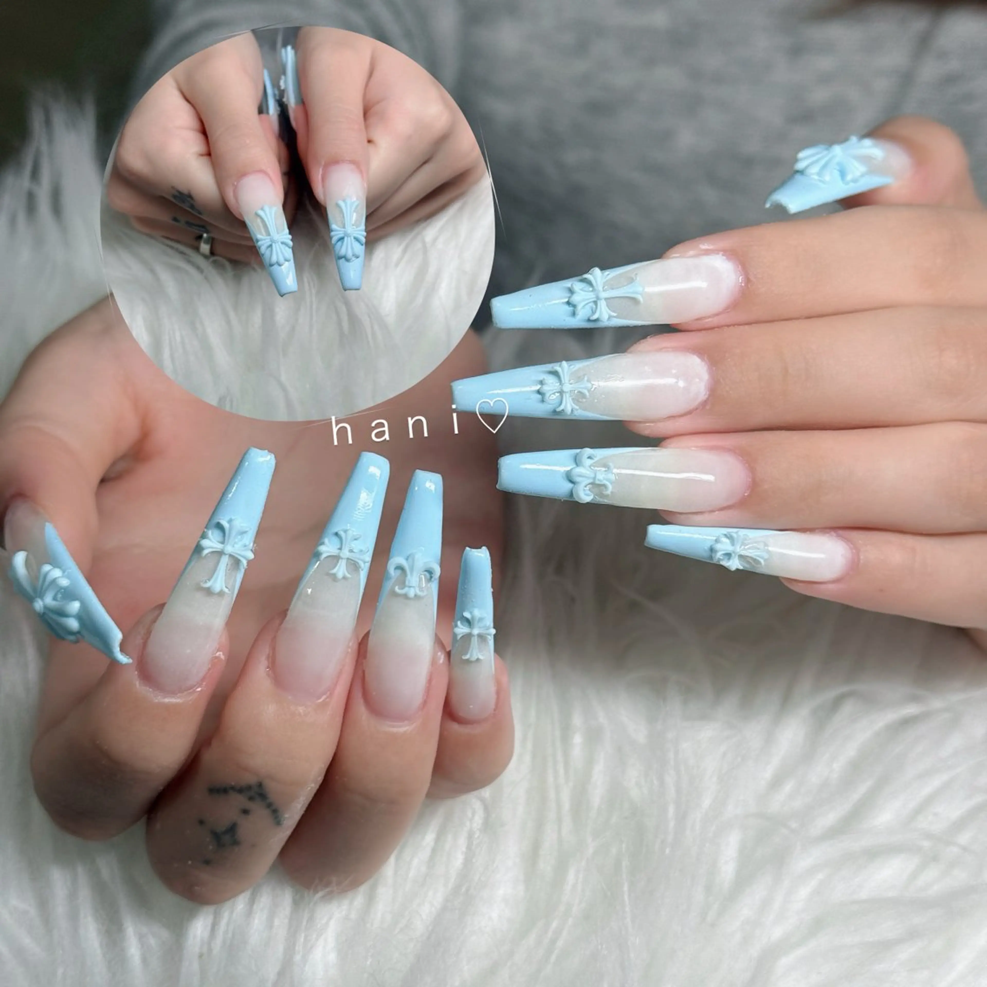 ネイル べっ甲ネイル チークネイル フラッシュネイル フラワーネイル フットネイル ハンドネイル Hani Nail Salonのネイルデザイン