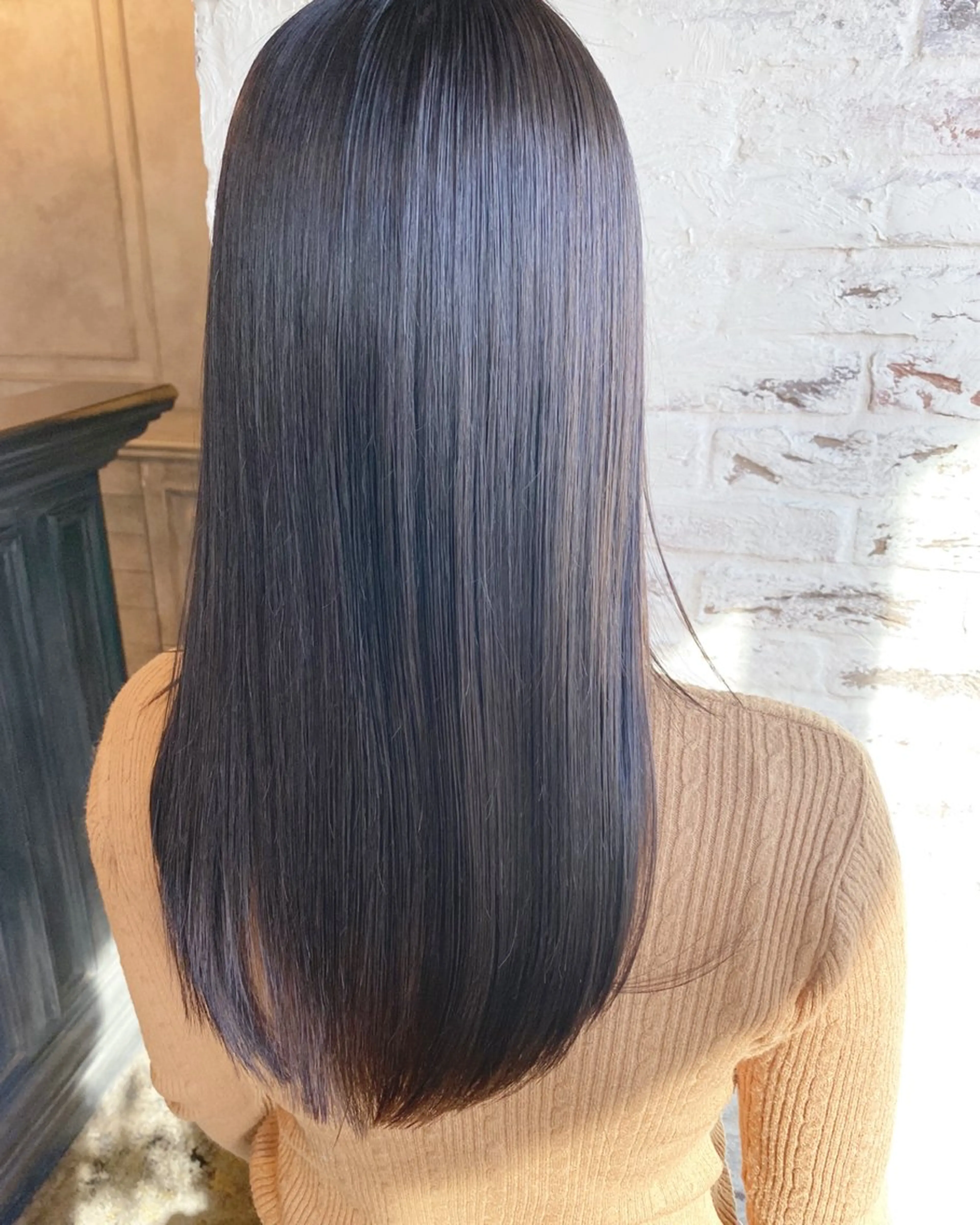 セミロング カラー カット ヘアカラー トリートメント conne& ririのヘアスタイル