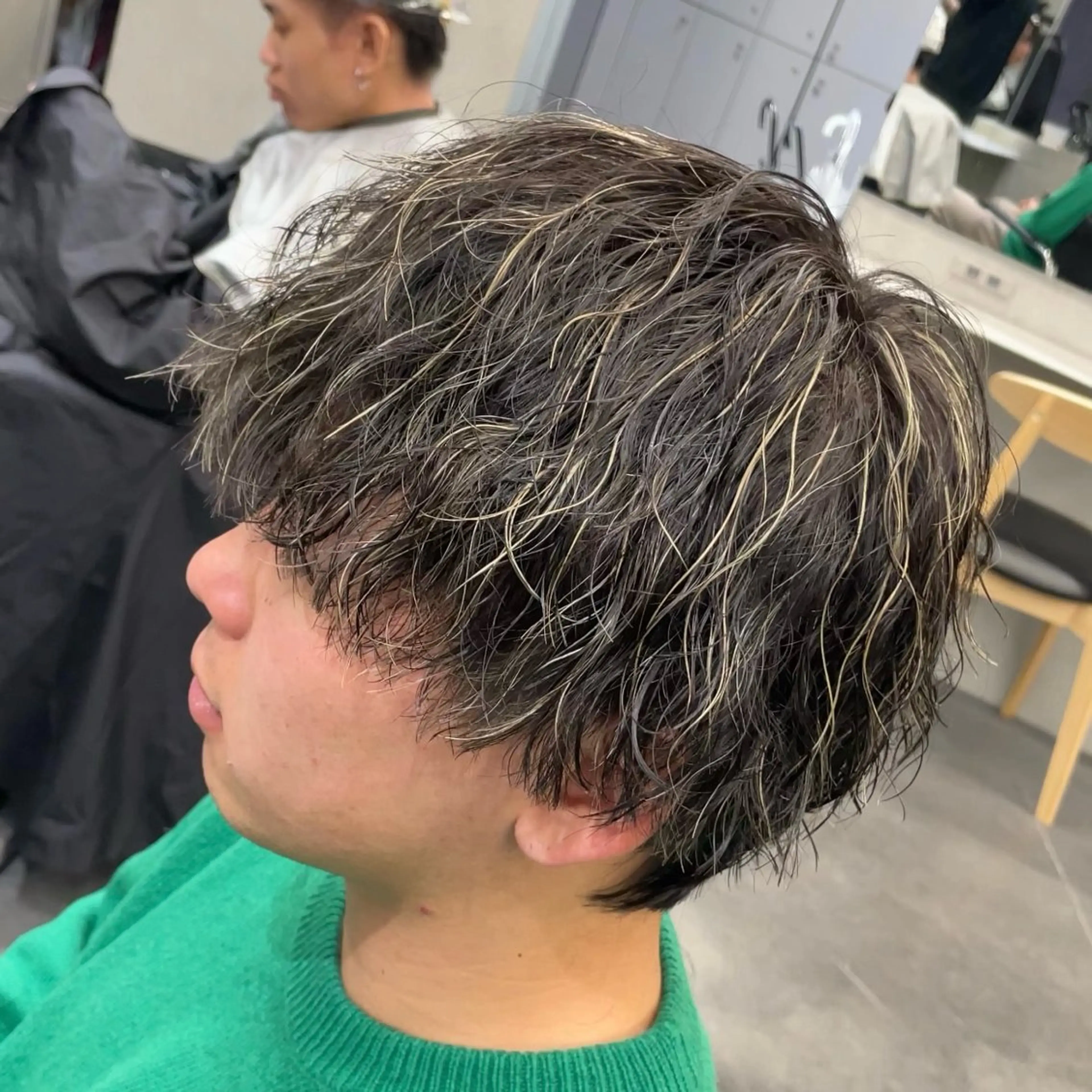 ミディアム カラー ヘアアレンジ メンズ fifth 石川 凪のヘアスタイル