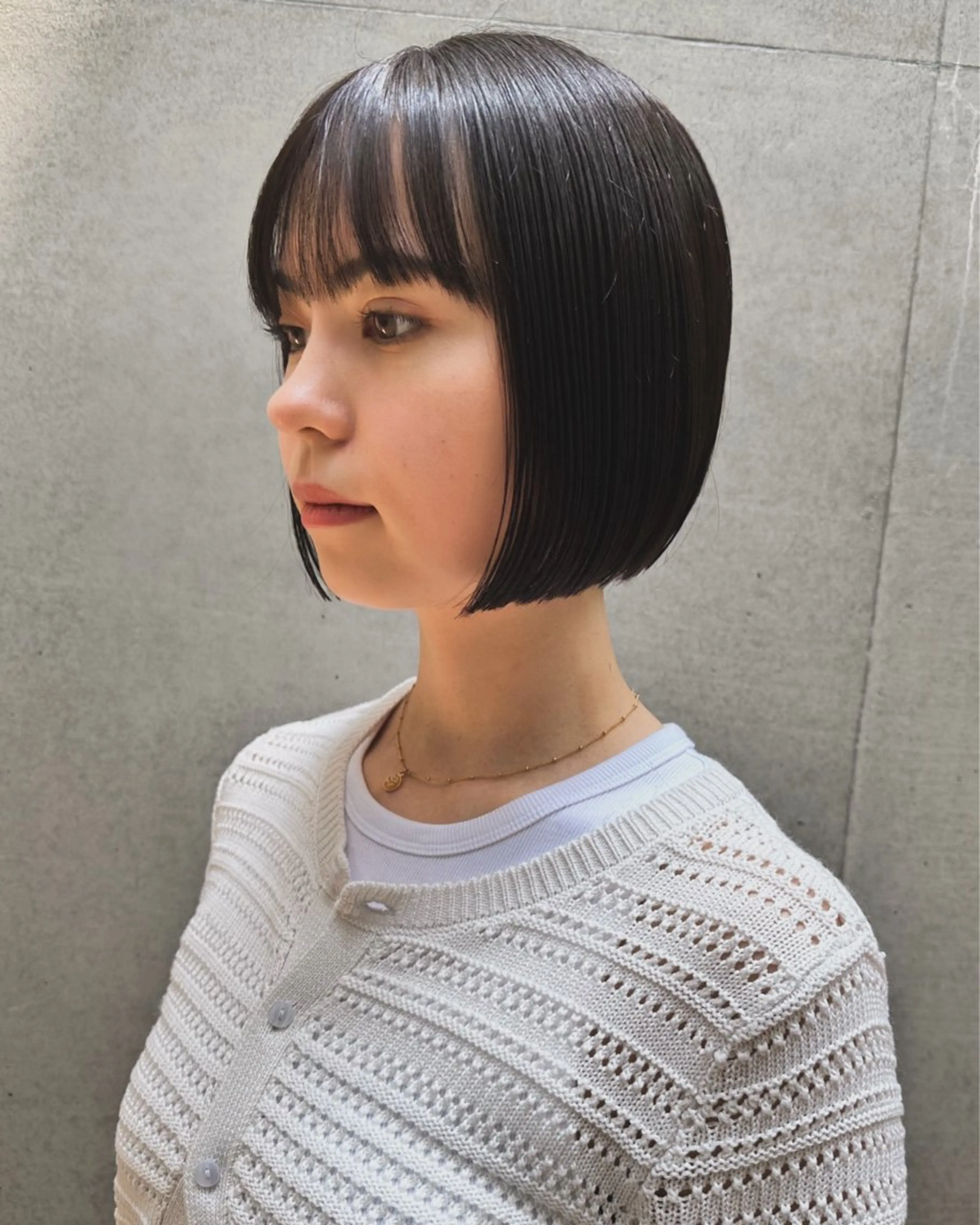 ショート ボブ カット トリートメント 🦋レイヤーカット ミドリカワ🦋のヘアスタイル