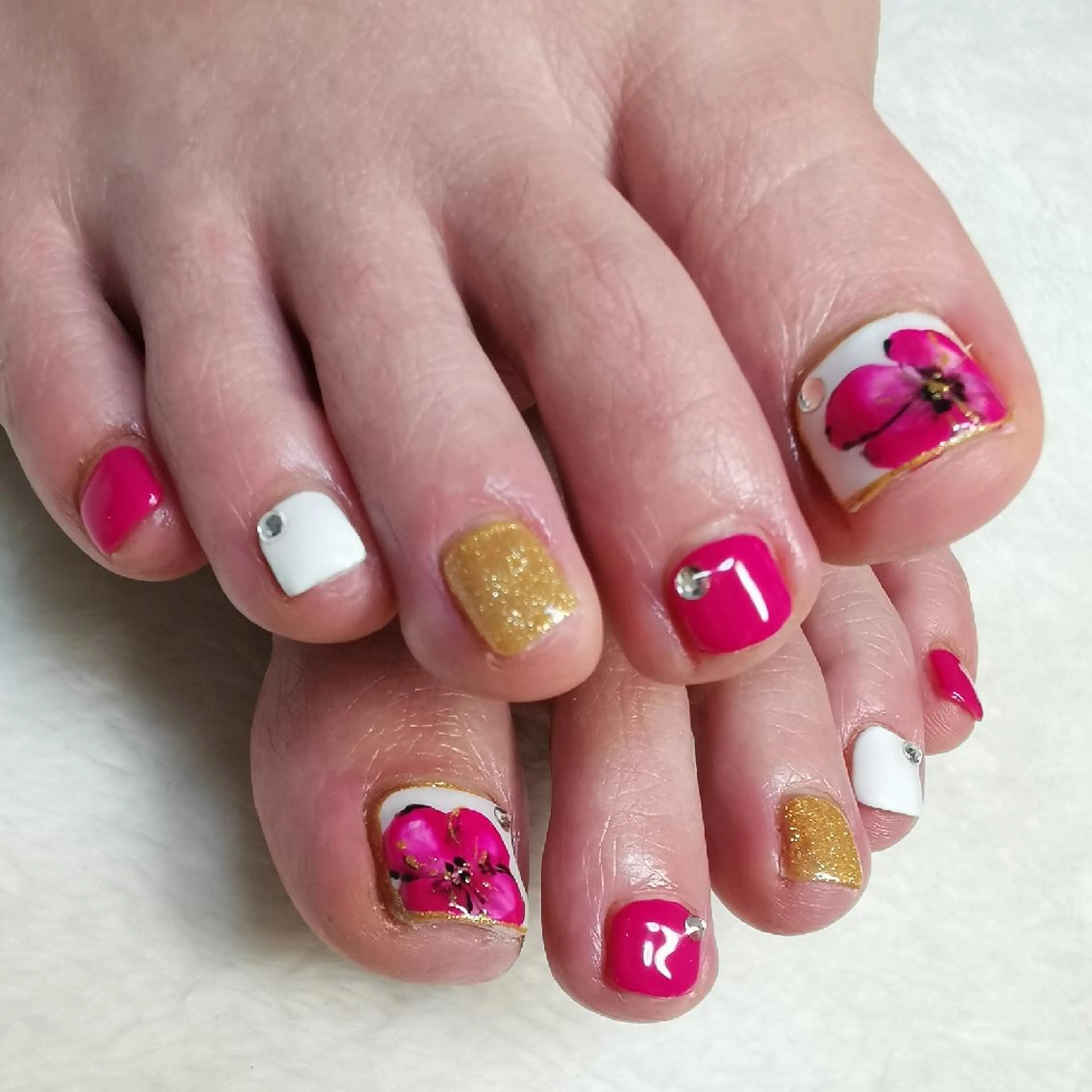 ネイル フラワーネイル フットネイル reve あやののネイルデザイン