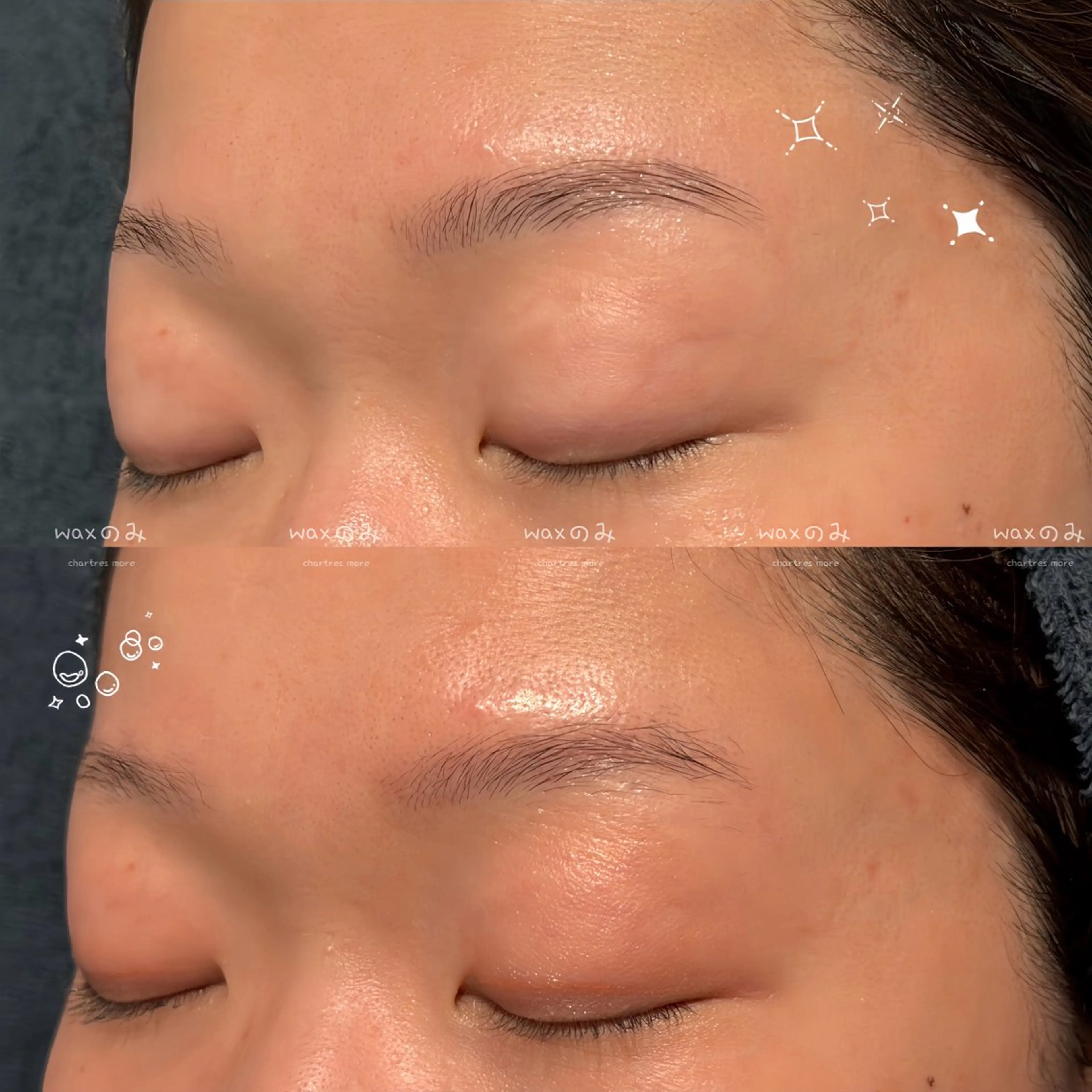 アイブロウ ワックス脱毛 逢澤 奈那の眉毛・アイブロウイメージ