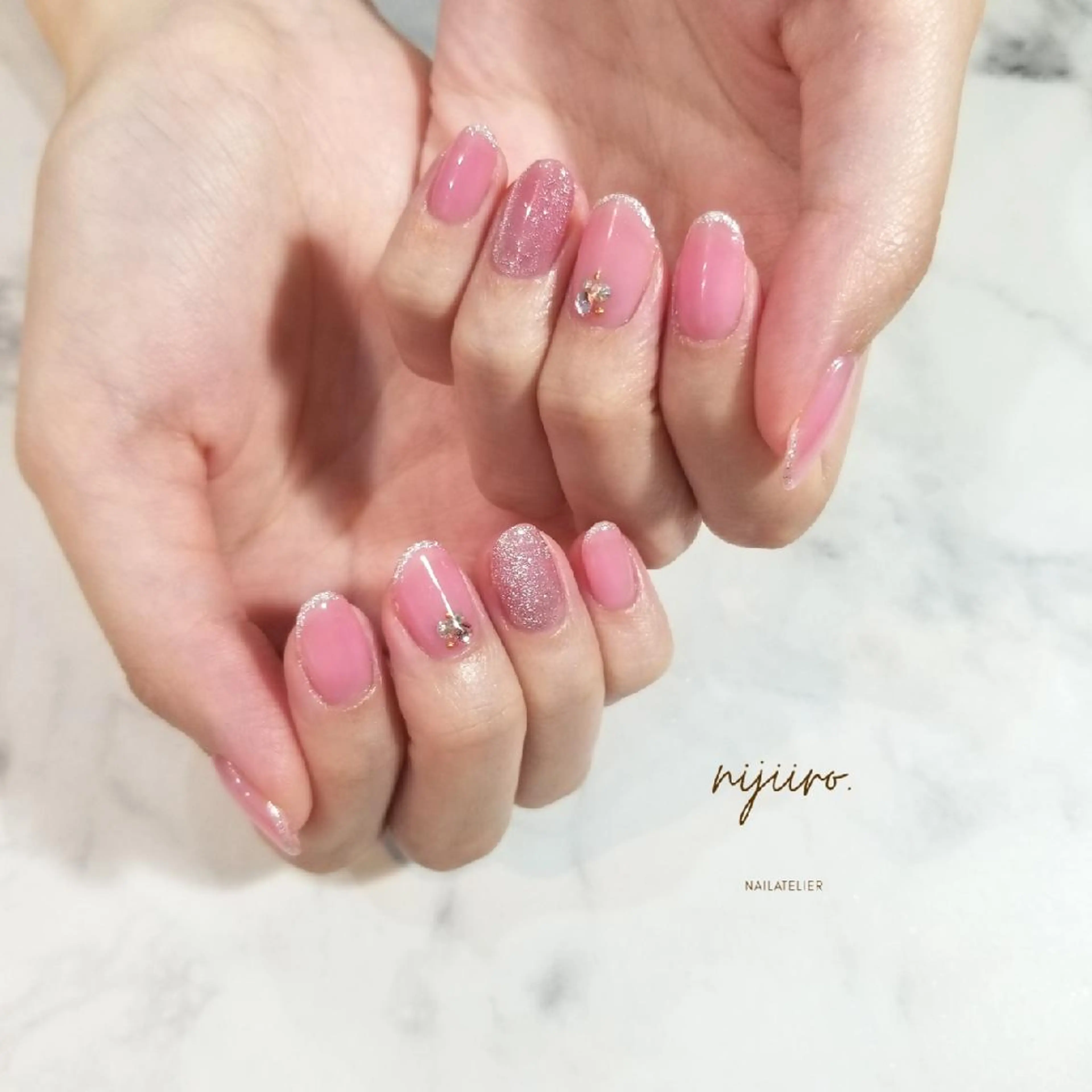 ネイル ハンドネイル nijiiro🌈 サトウのネイルデザイン