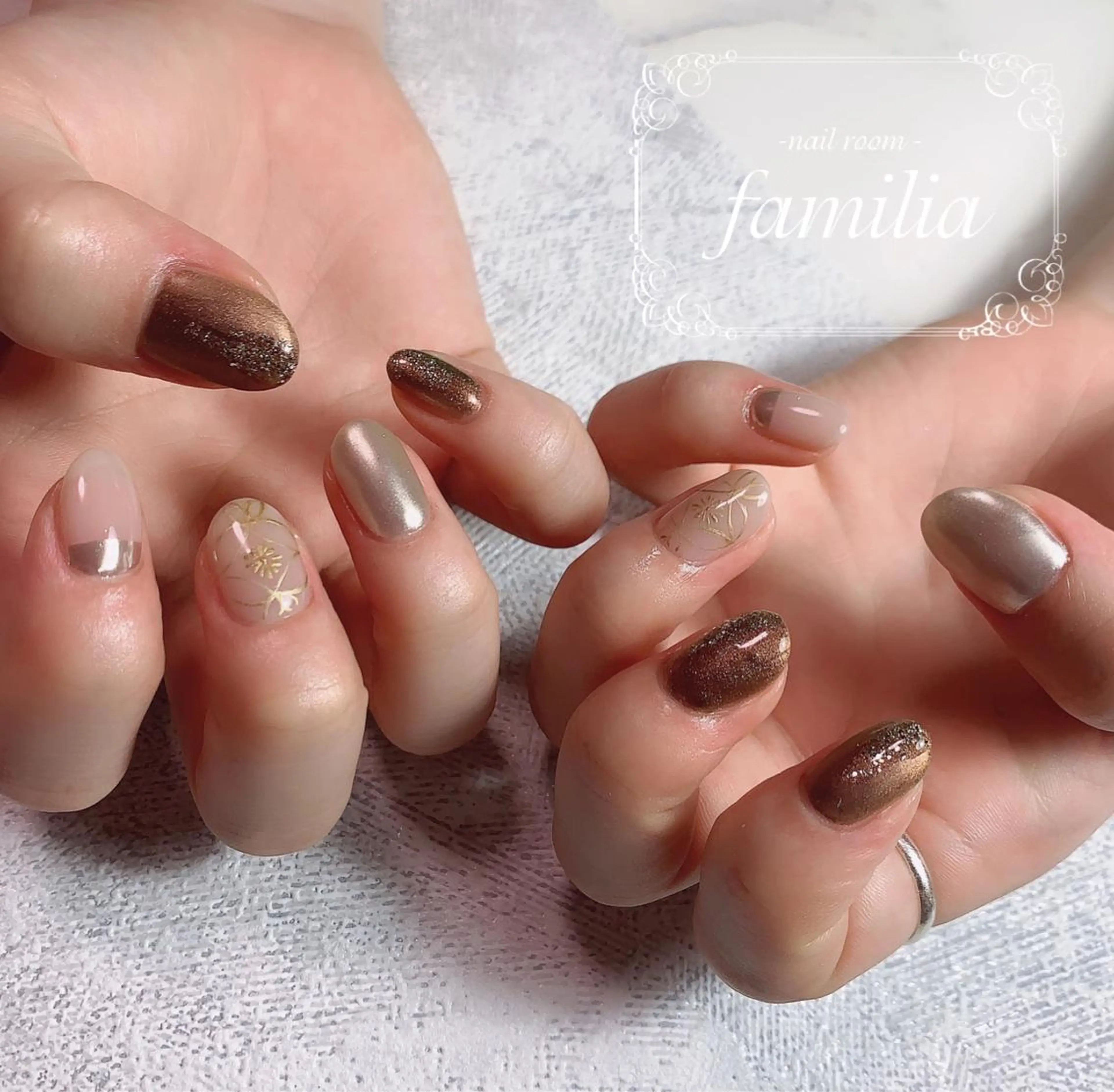 ネイル ハンドネイル -nailroom- familiaのネイルデザイン