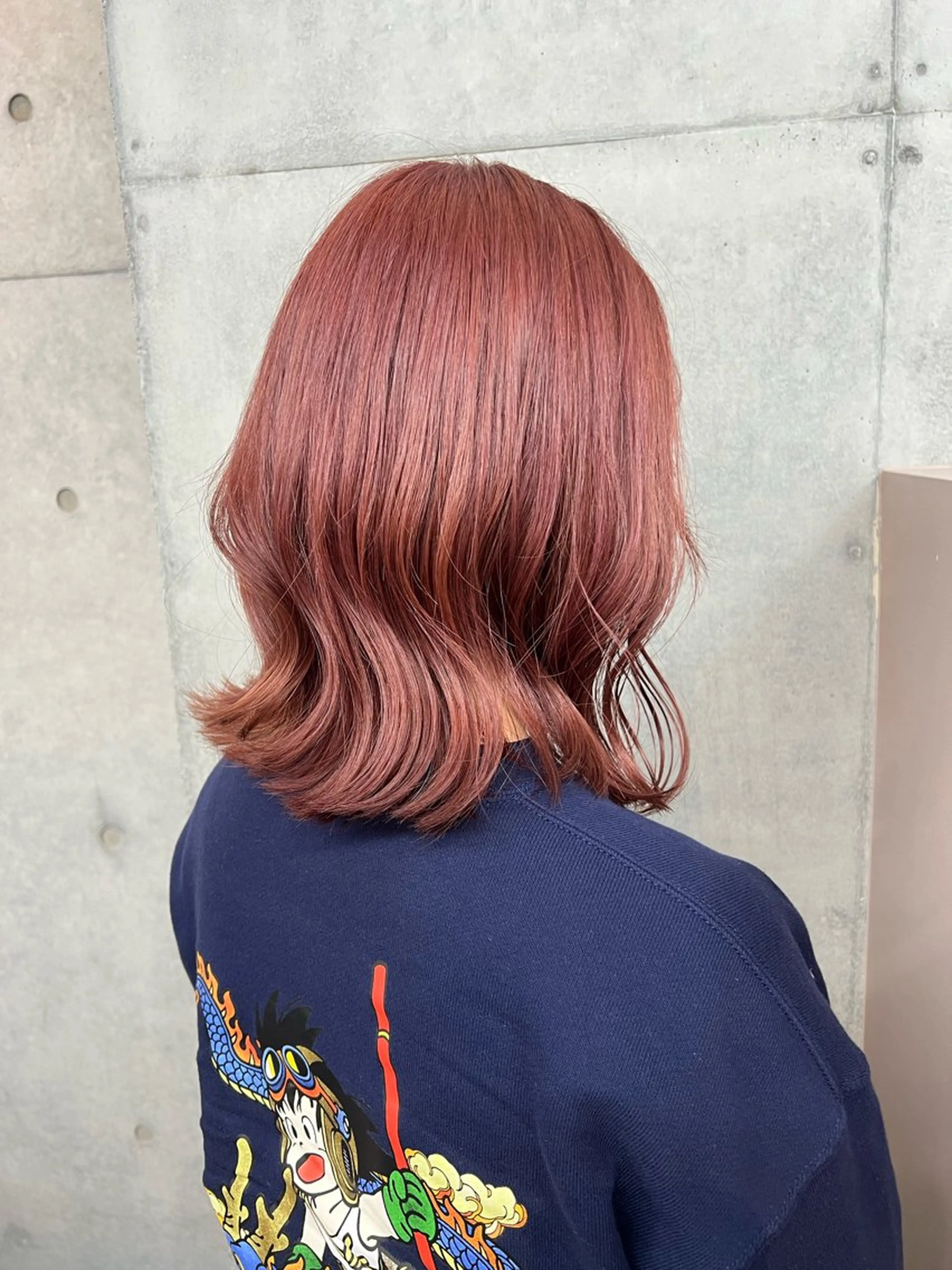 セミロング カラー カコ/レイヤーカット ヘアアレンジのヘアスタイル