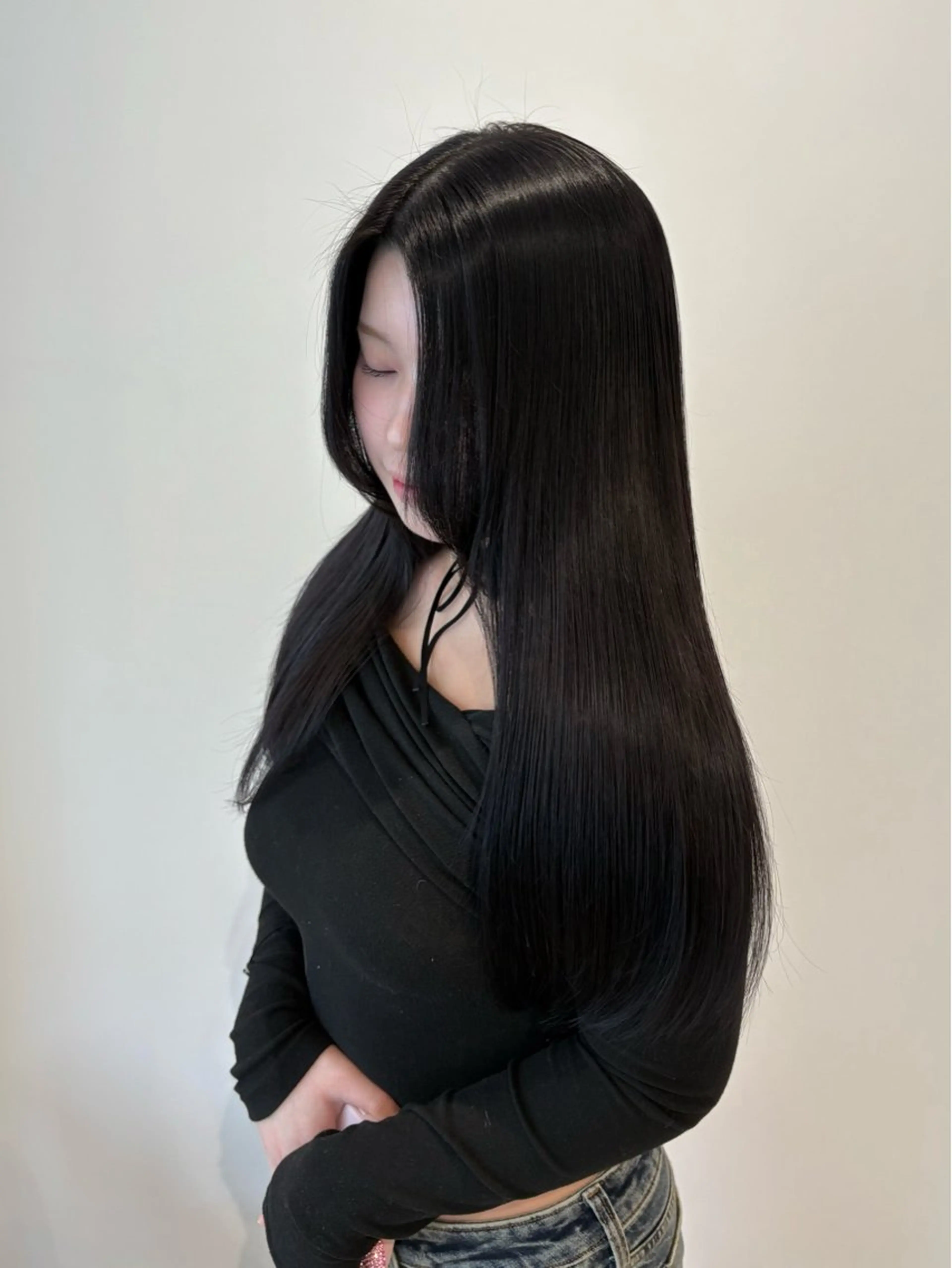 ロング カラー ブラウンカラー ナチュラルブラウン ナカジユイ 〈完全個室〉のヘアスタイル