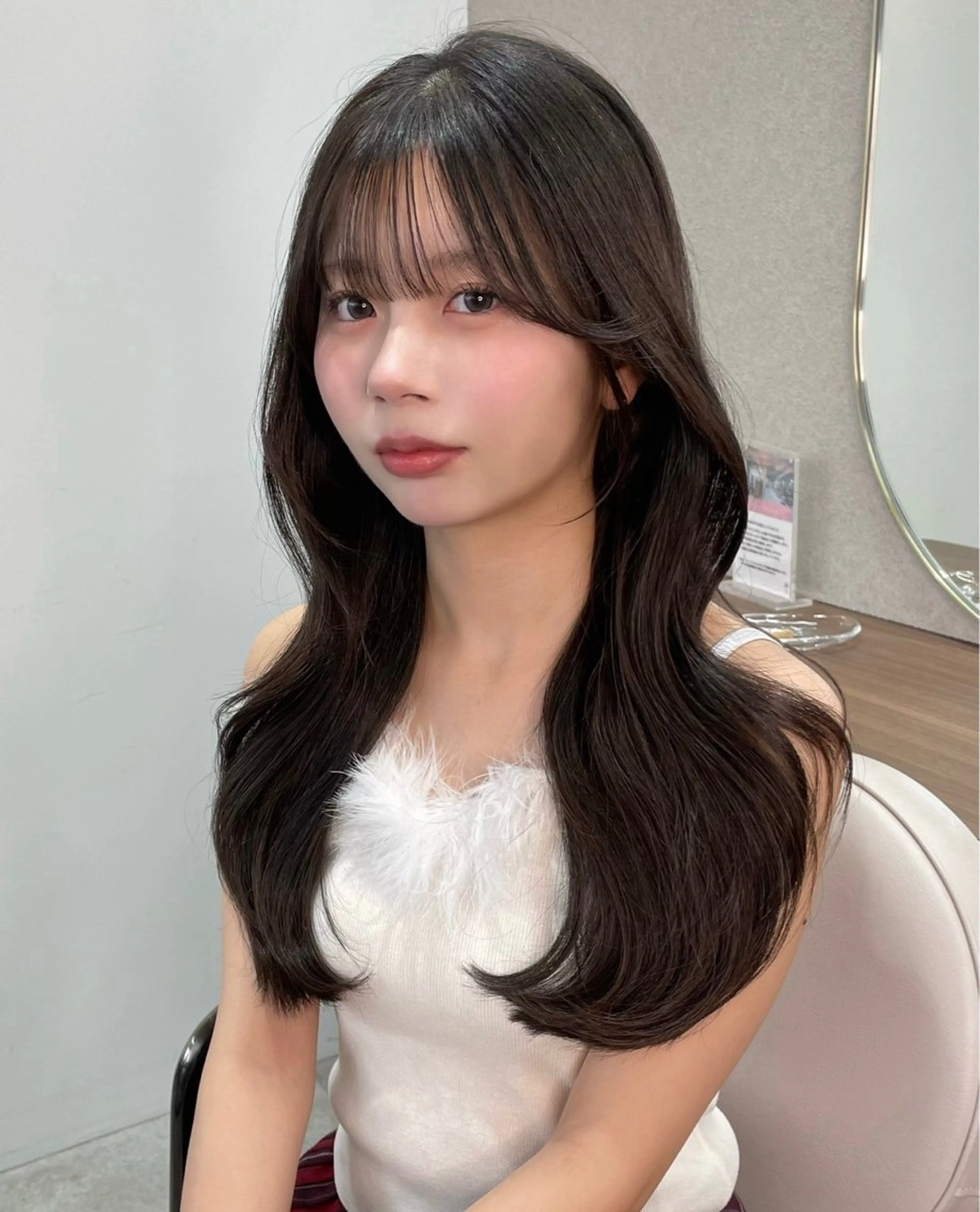 セミロング 髙杉 心のヘアスタイル