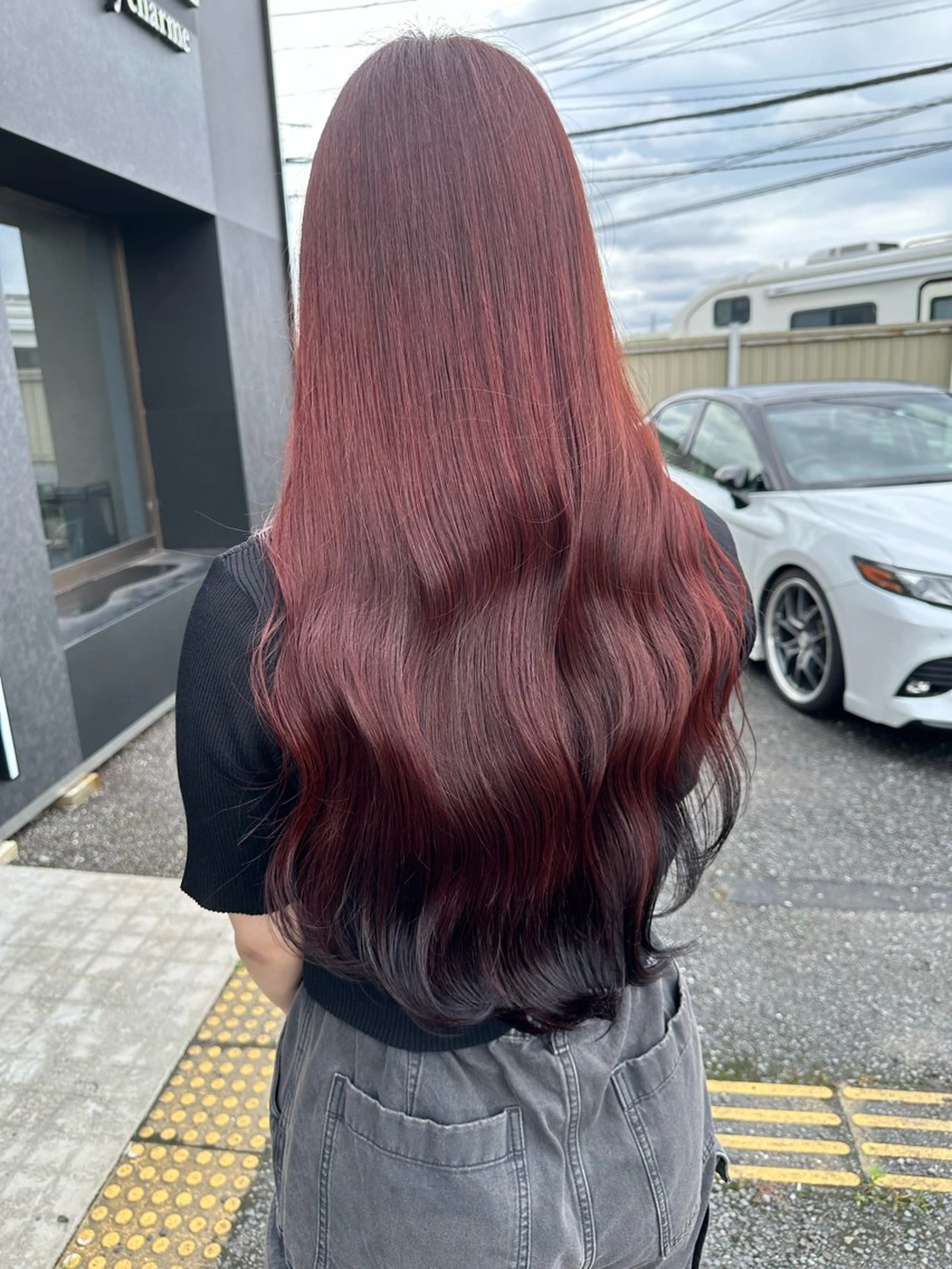 ロング 小山/透明感カラー/ レイヤー/中茎涼太のヘアスタイル