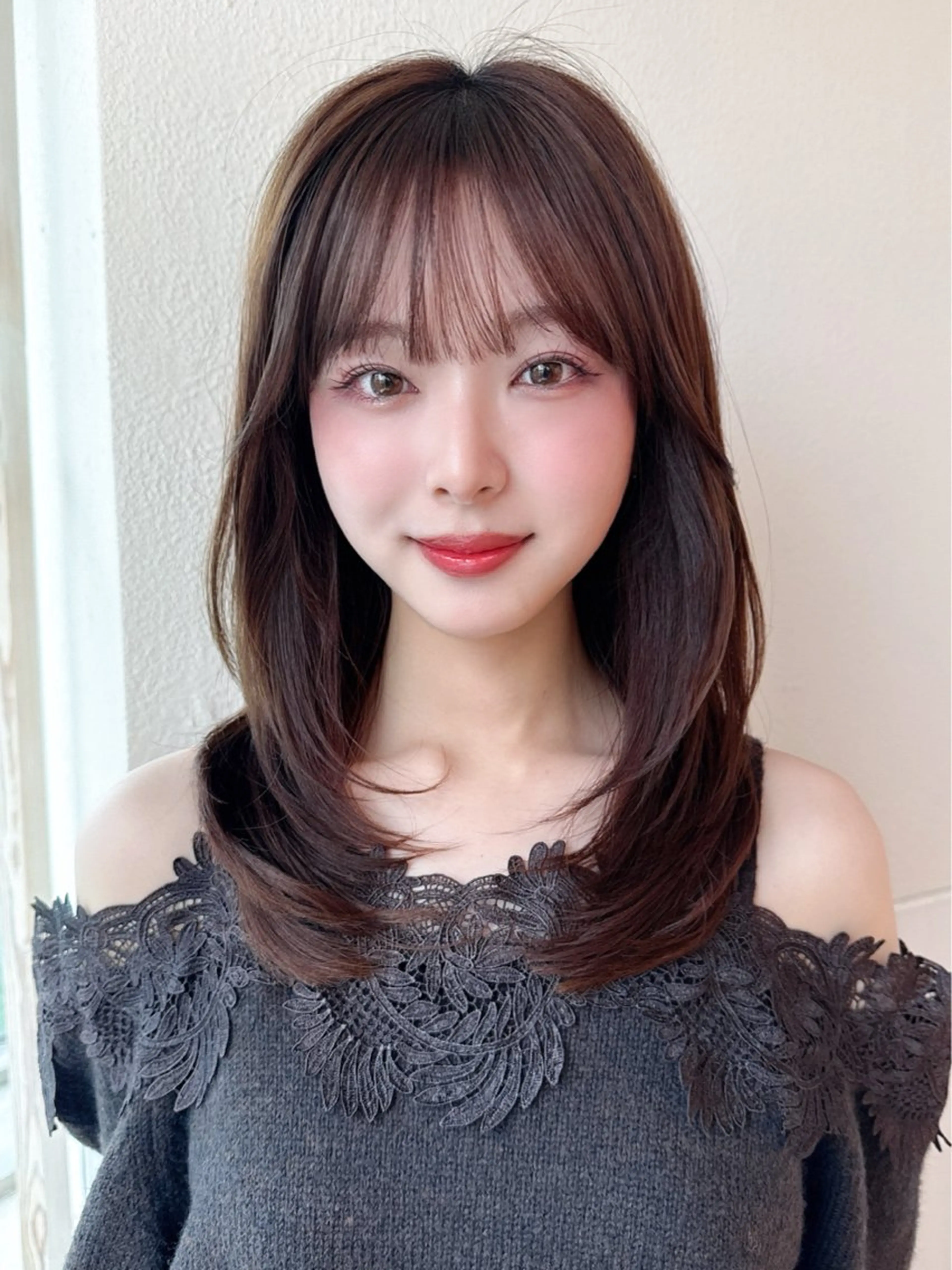 ミディアム 新宿/ 田口雄大のヘアスタイル