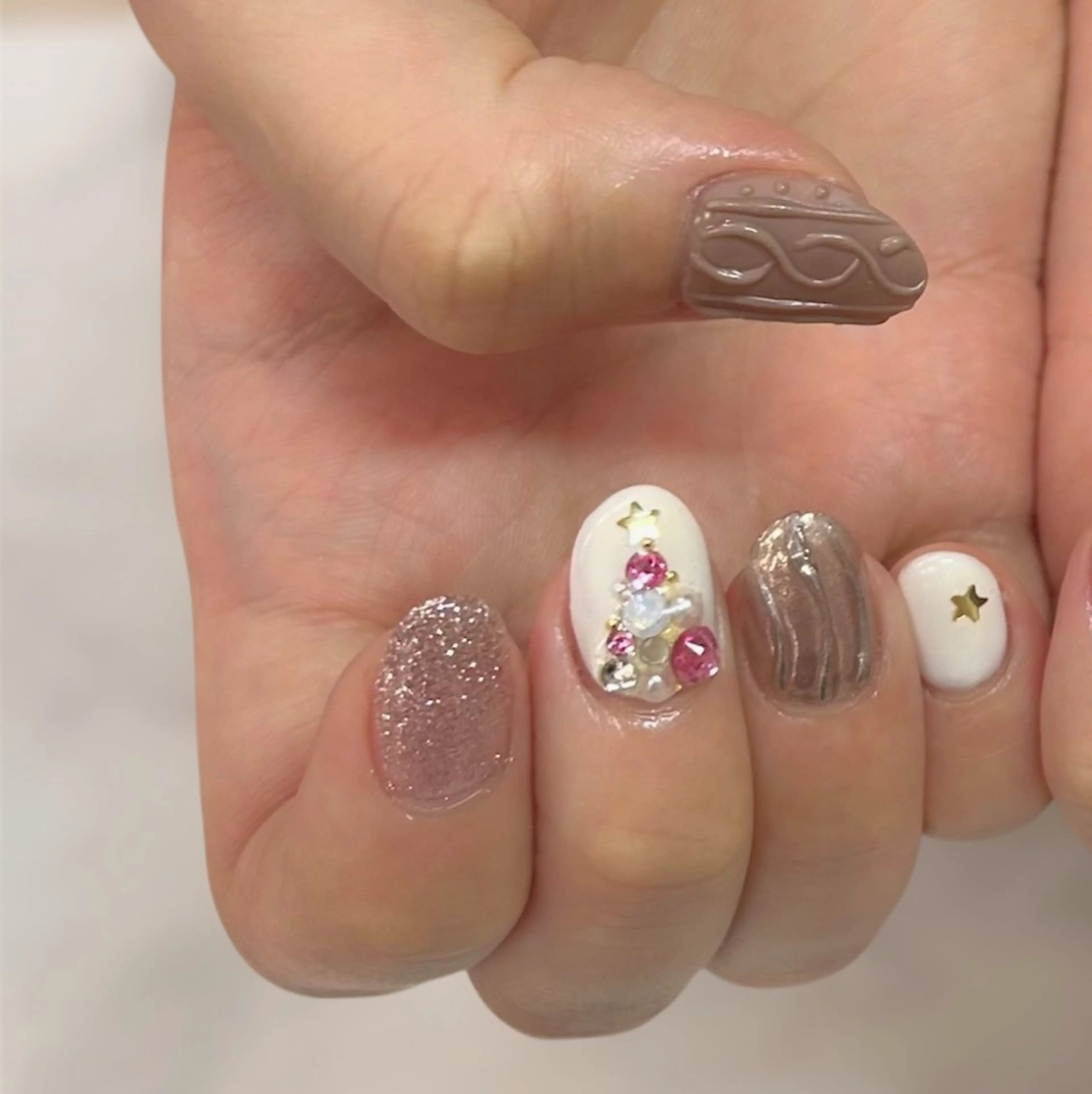 ネイル ハンドネイル アトリエ　ミモザ所属・いまむら あかりのネイルデザイン