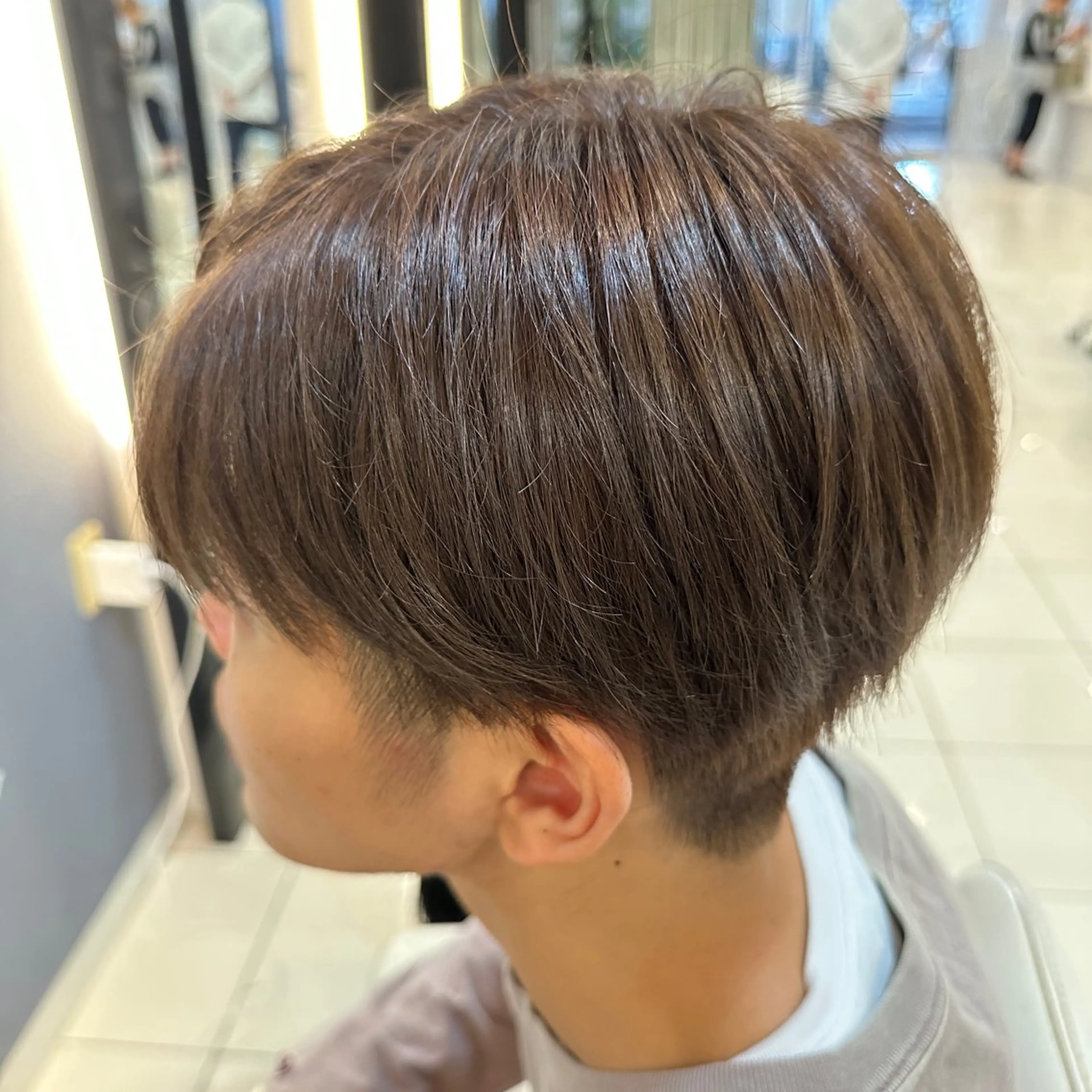 ショート カラー ブリーチ グレージュ ヘアカラー トリートメント デザインカラー✨🦄 透明感カラー✨ヒカルのヘアスタイル