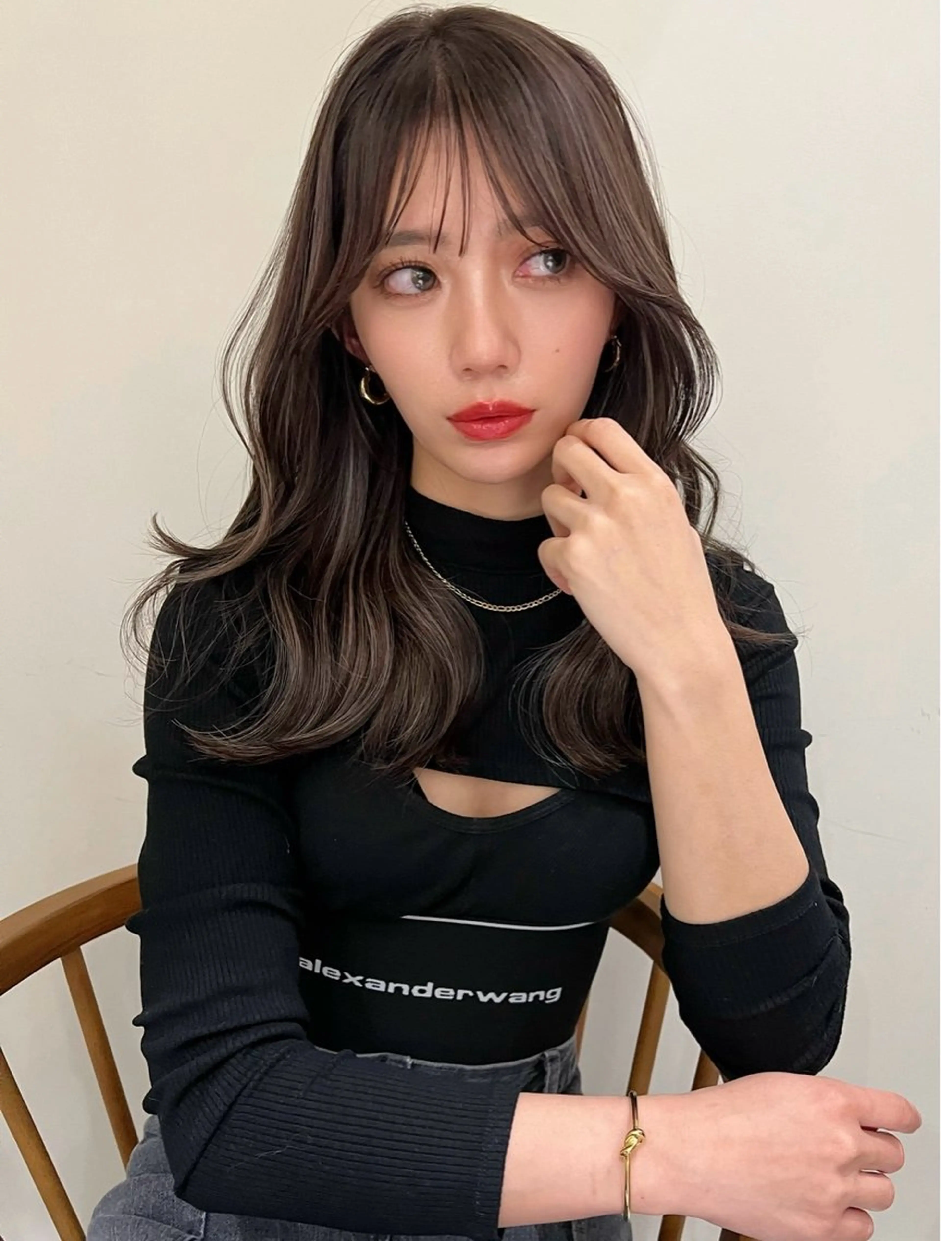 セミロング 小顔ボブ jilblanカホのヘアスタイル