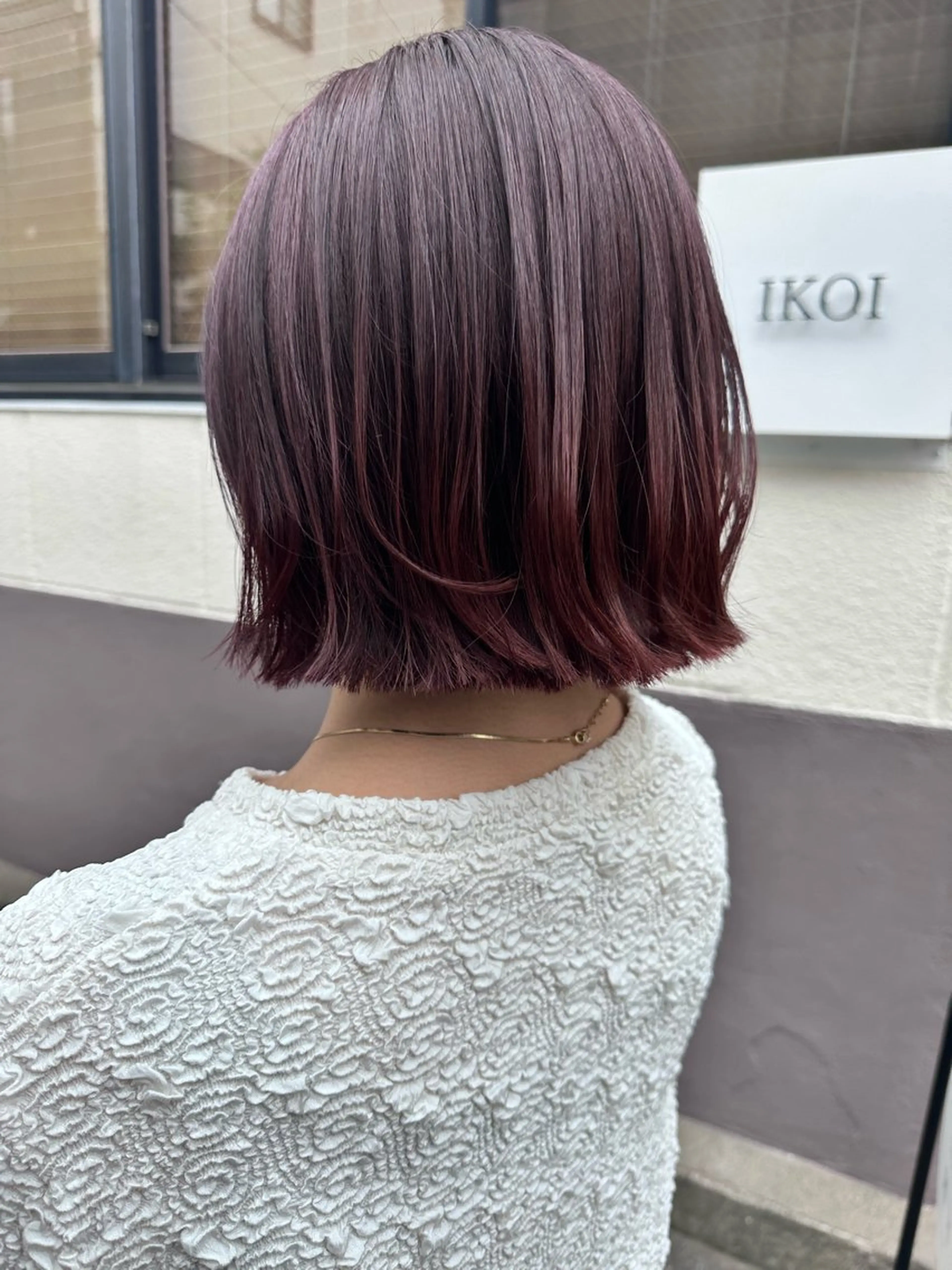 ミディアム カラー カット ヘアカラー トリートメント 高橋友里亜 /フリーランスのヘアスタイル