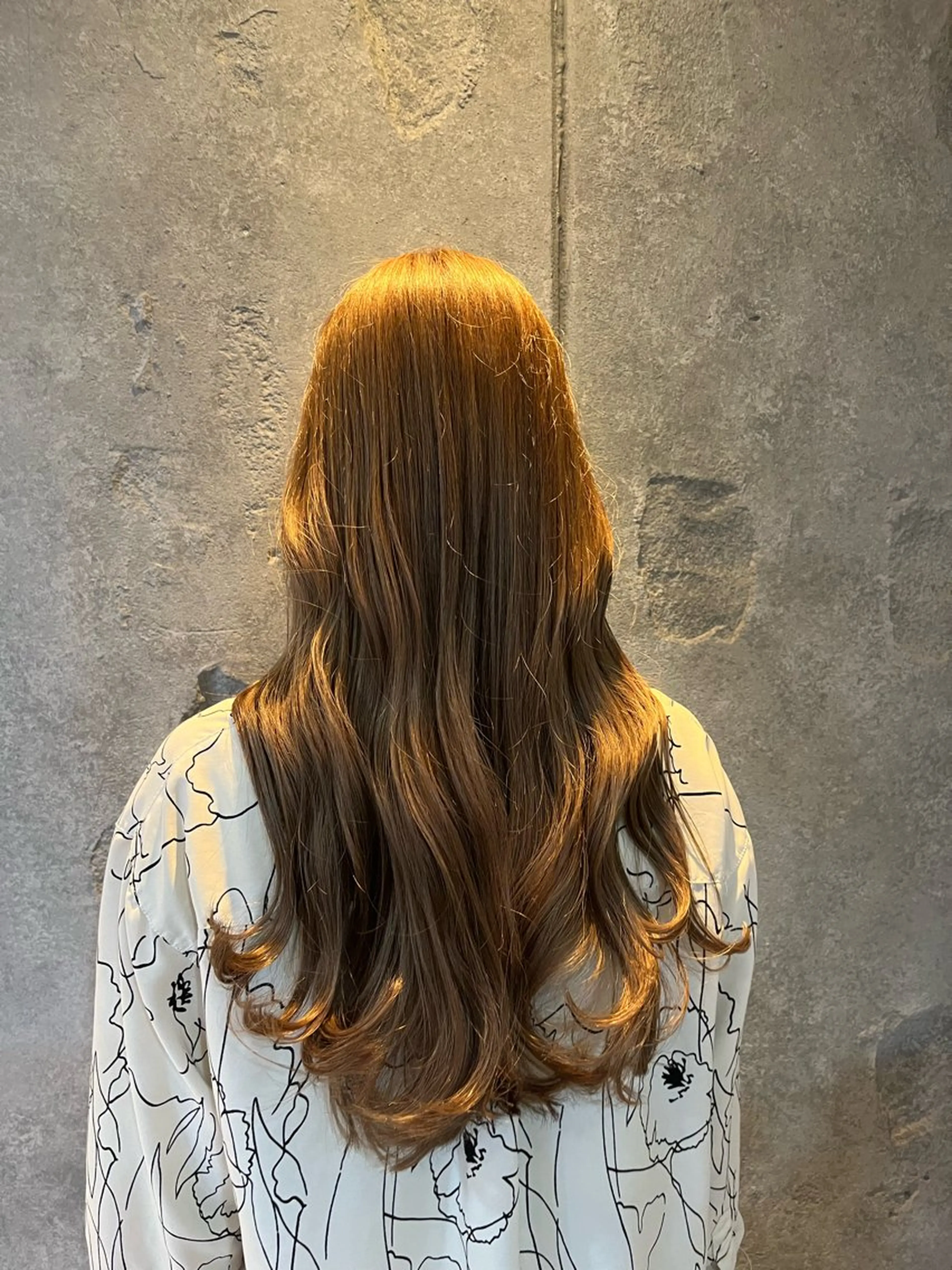 ロング ロング 大久保 遥日のヘアスタイル