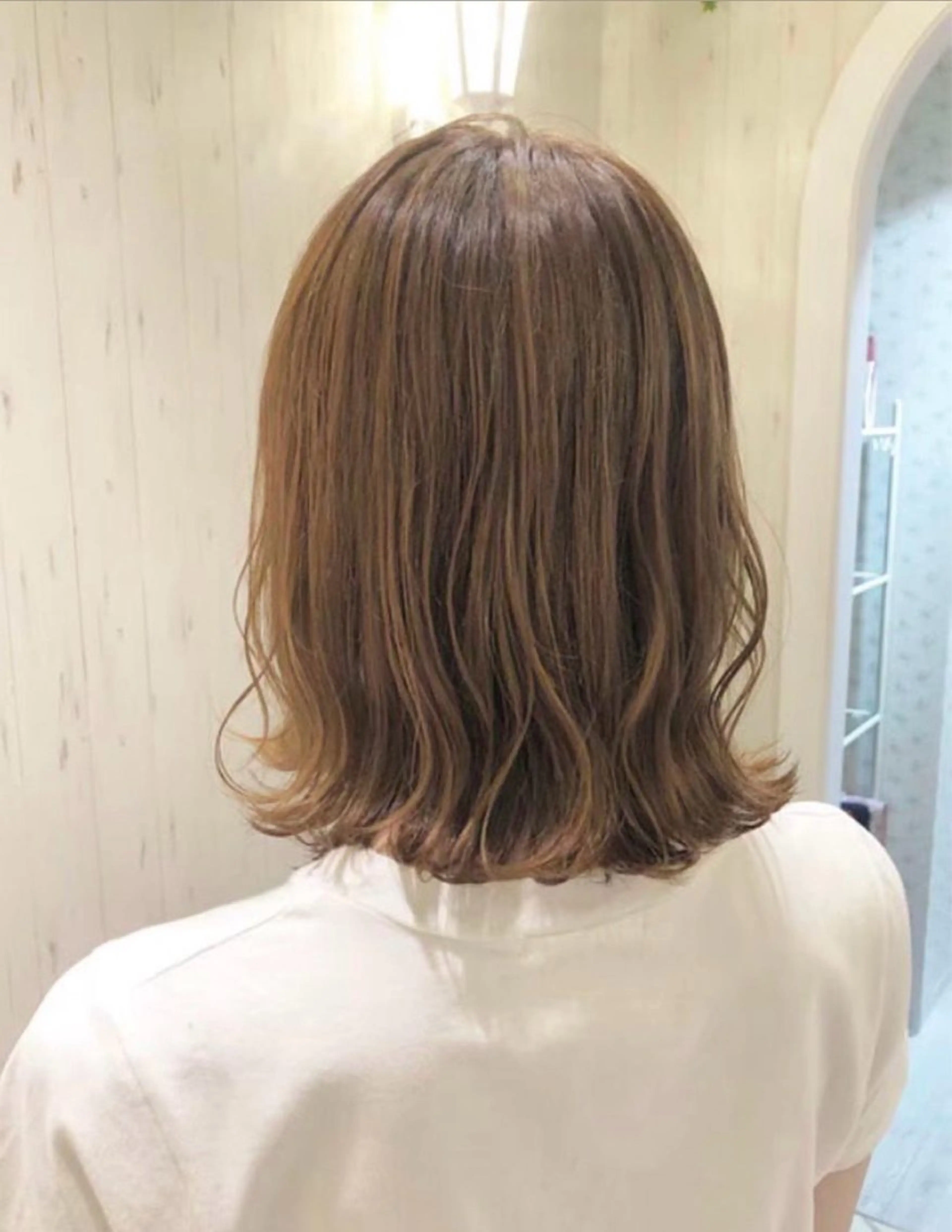 ミディアム パーマ ✨似合わせカット✨ 中村のヘアスタイル