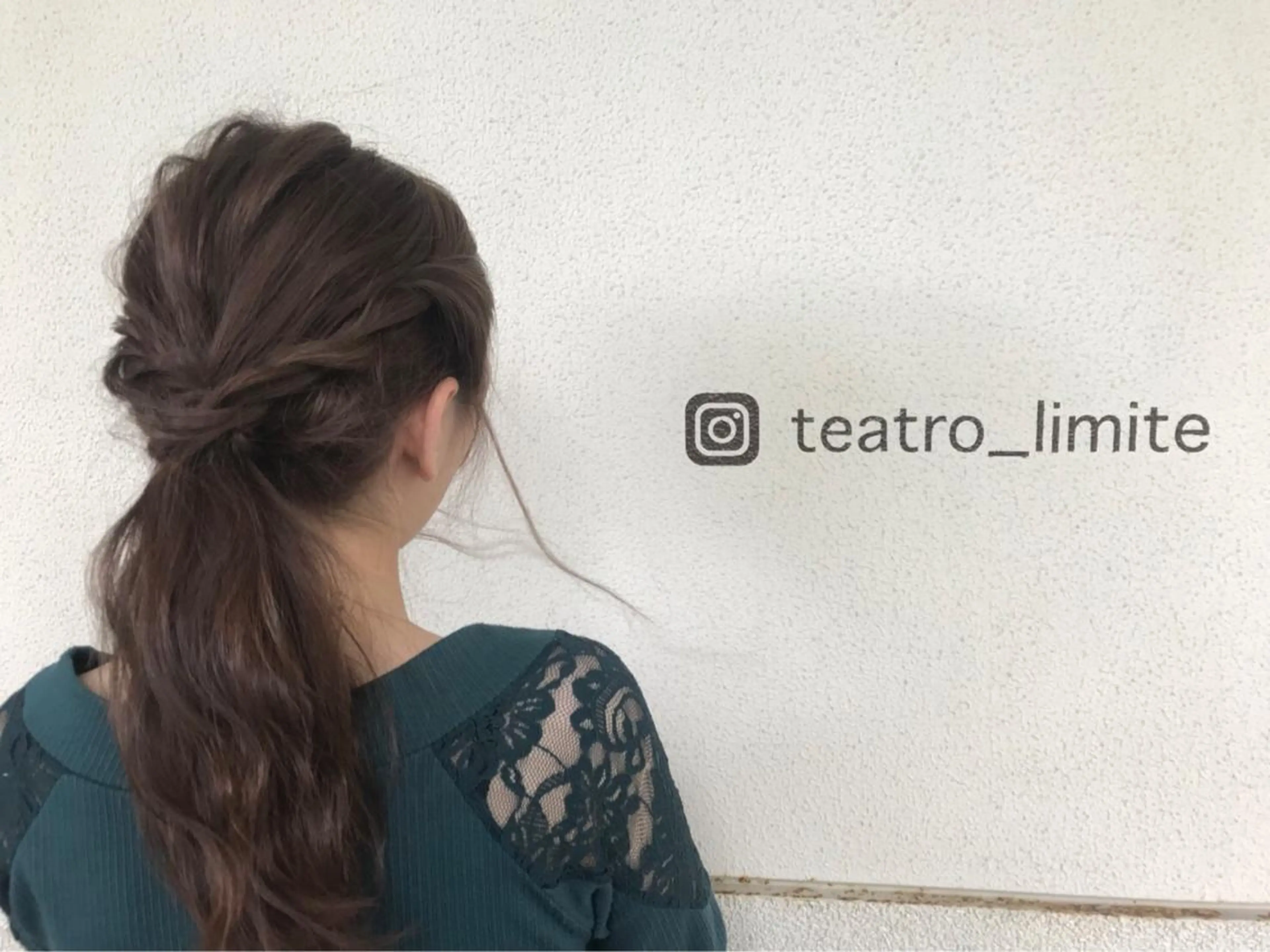 セミロング カラー ヘアアレンジ ブラウンカラー マロンブラウン teatro hair salonのヘアスタイル