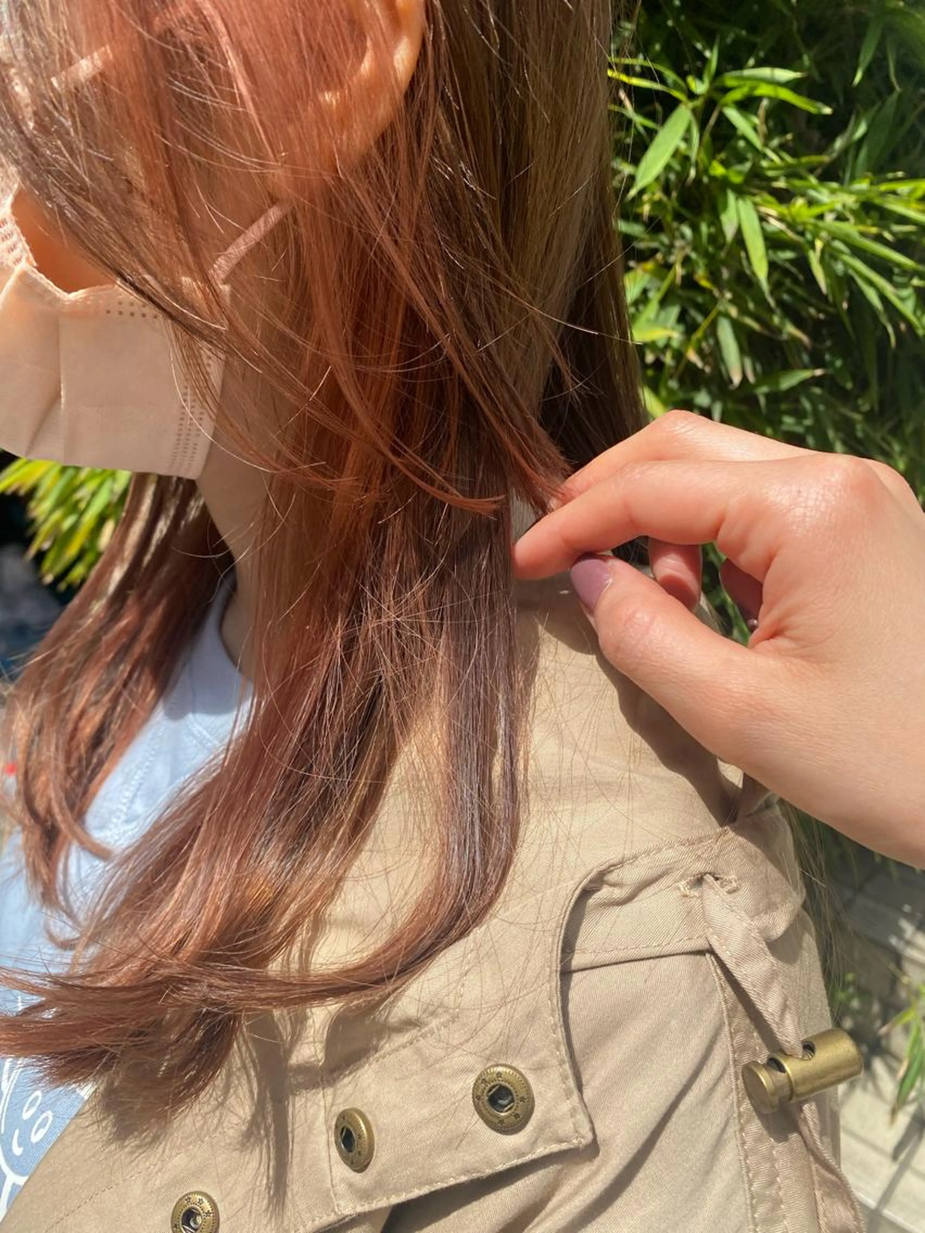 インナーカラー＋ポイントブリーチ＋全体カラー💕の写真