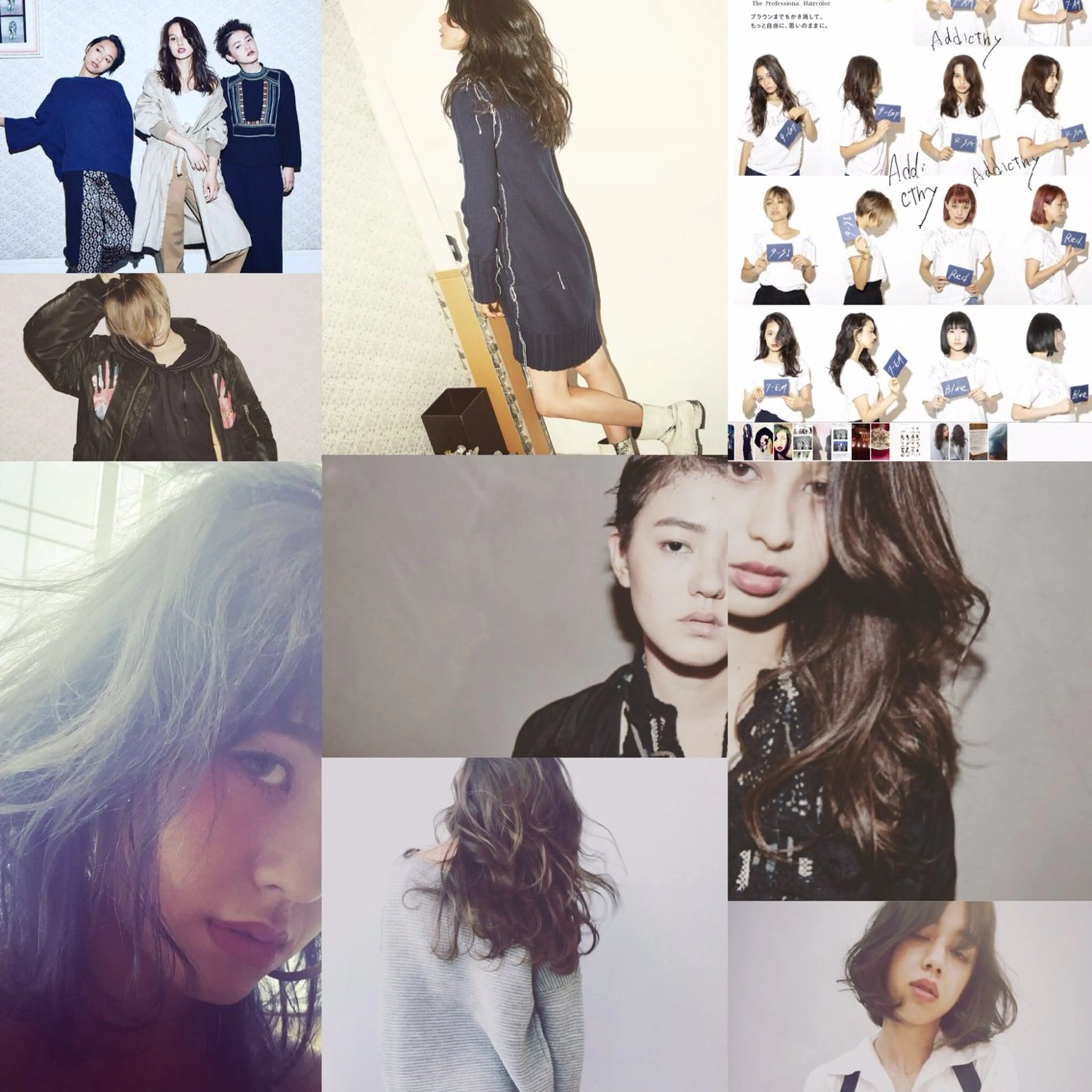 ミディアム ENO センター南のヘアスタイル