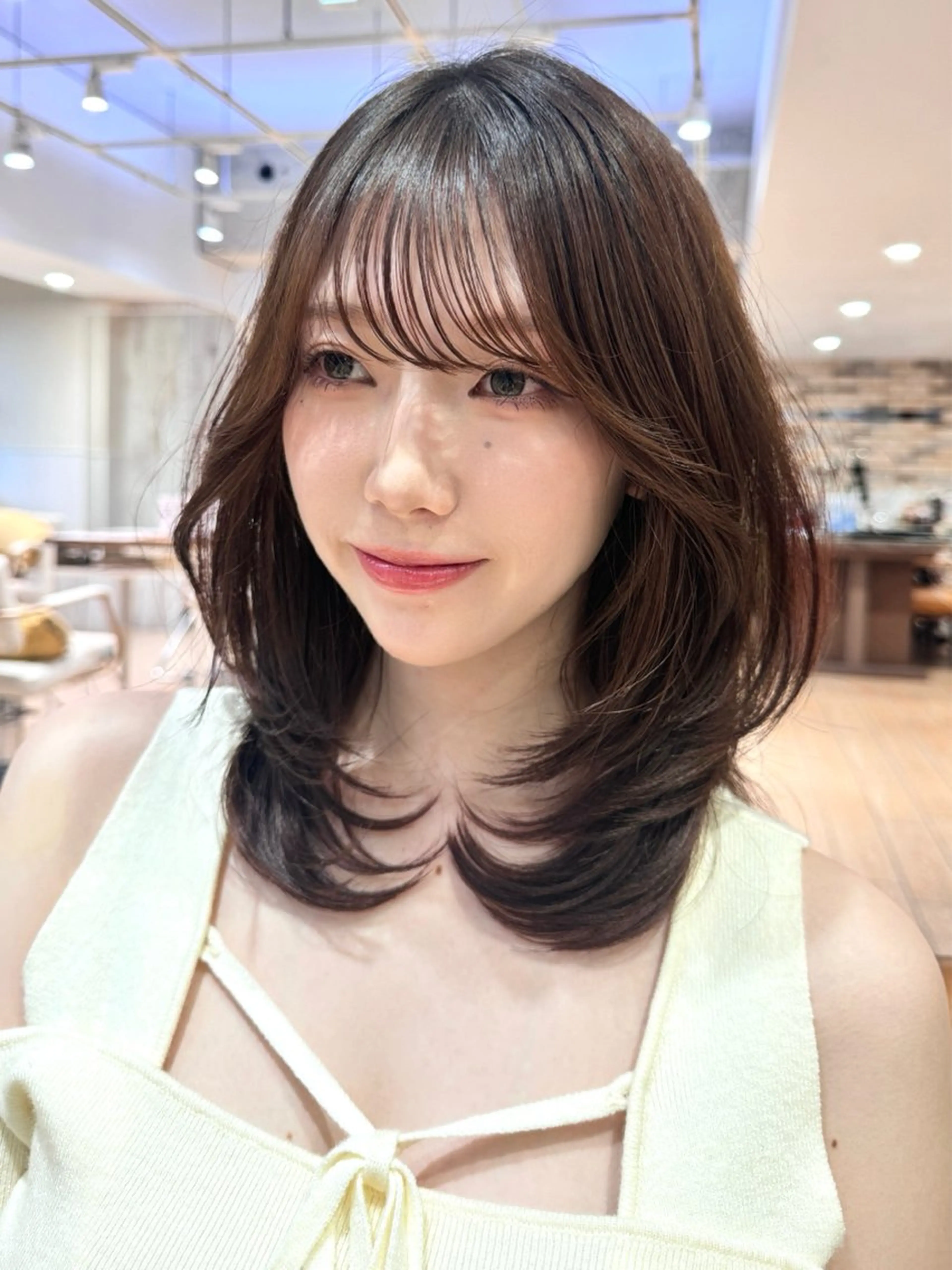 『似合わせカット』面長を隠したい方向けの施術✨動画を撮らせてくださる方限定の無料メニュー✨骨格診断カウンセリング無料🤭の写真