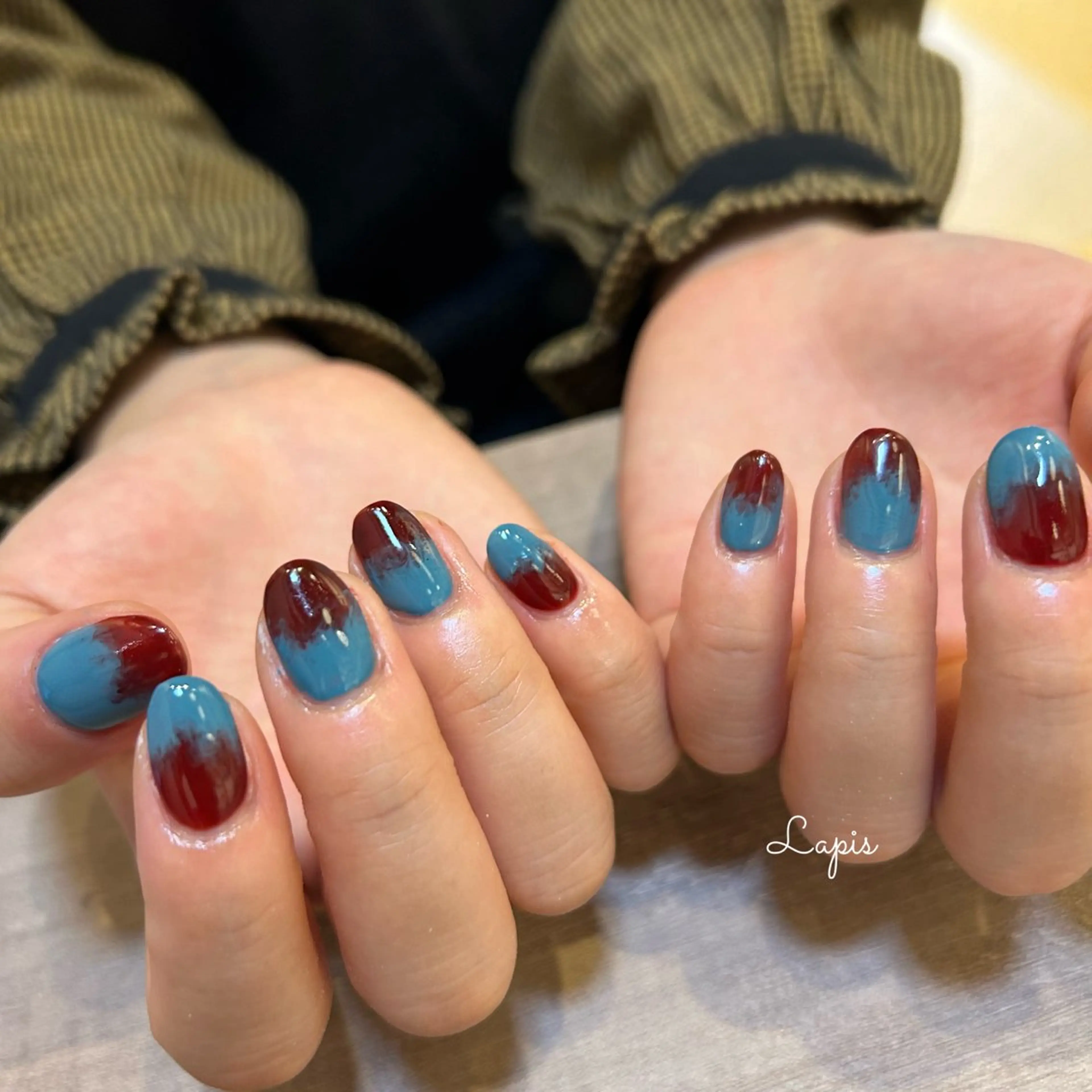 ネイル ハンドネイル Lapis *のネイルデザイン