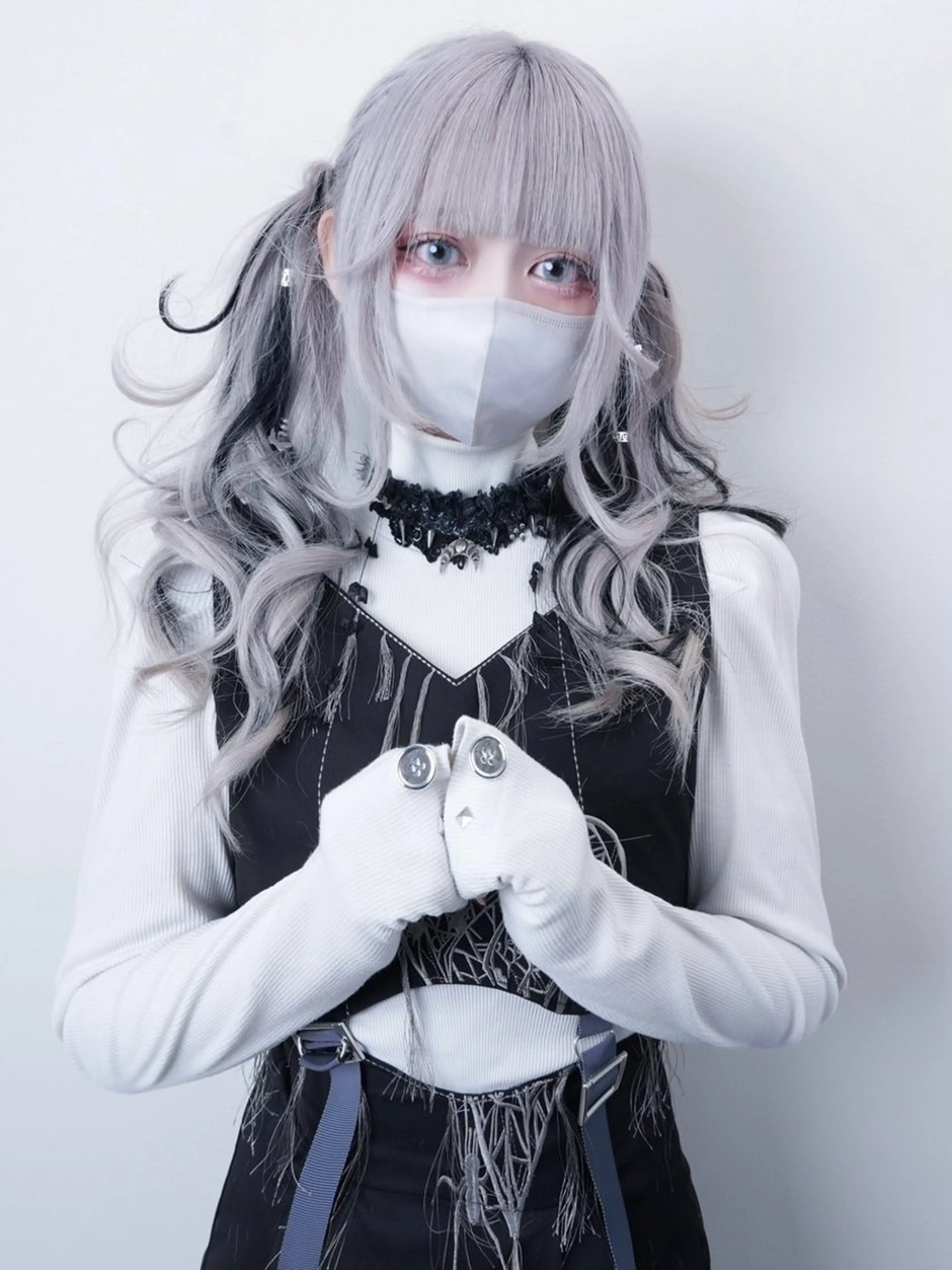 ロング ヘアアレンジ シールエクステ エクステ 推し活専用 【派手髪】飯野ゆかりのヘアスタイル