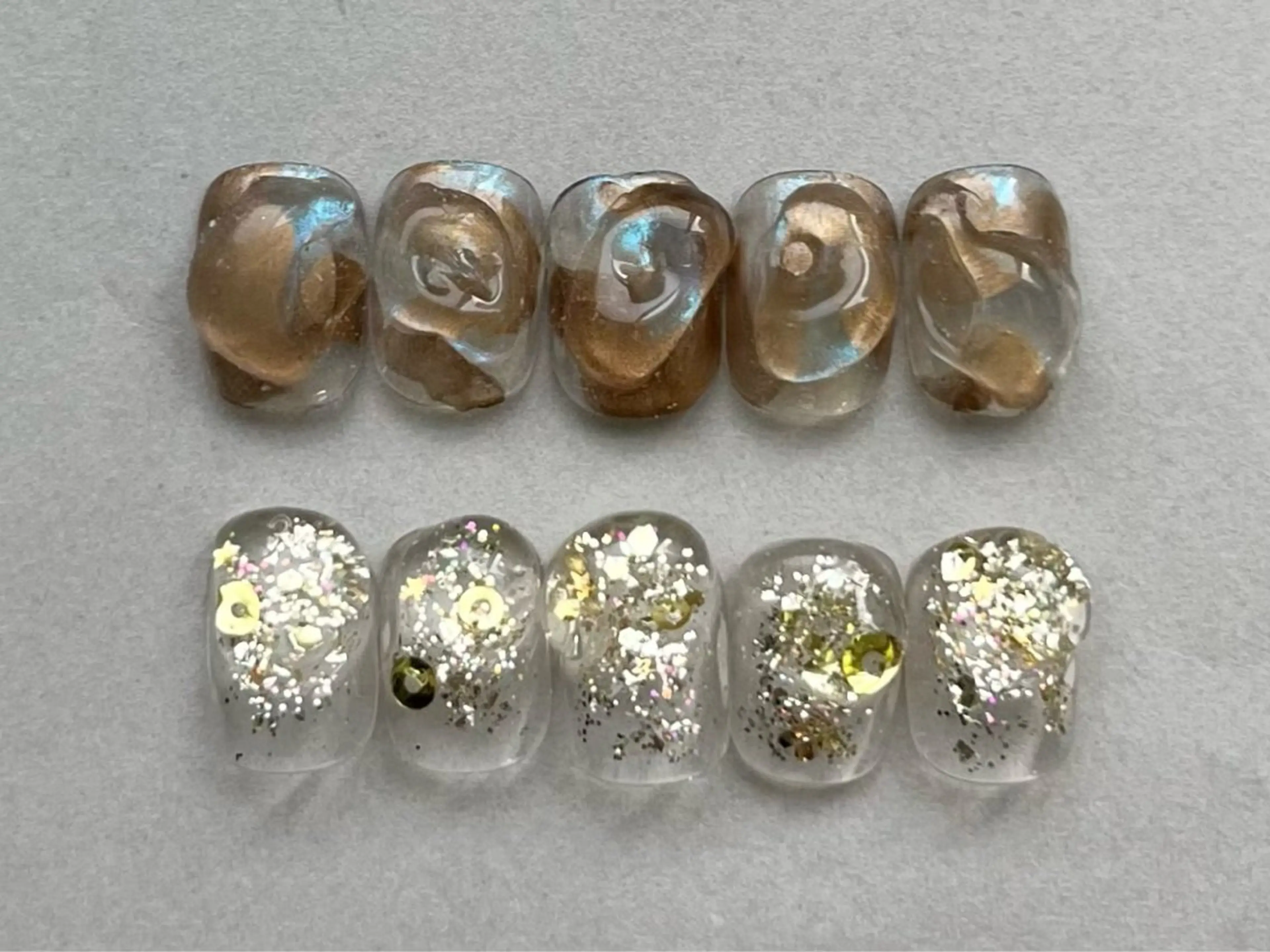 ショート ハンドネイル フットネイル salon Re:のネイルデザイン