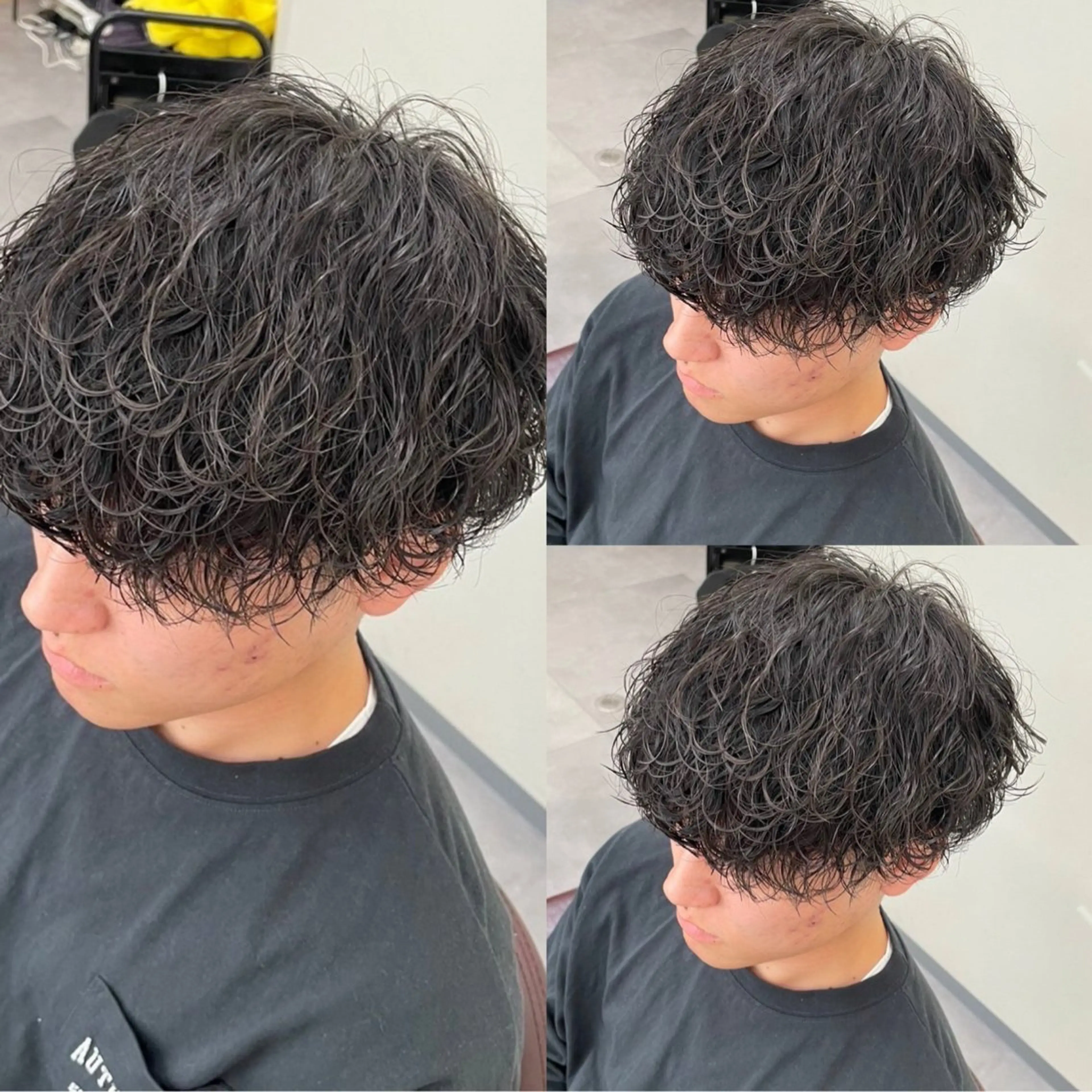 パーマ メンズ カット ヘアカラー メンズカット/眉カッ ト/ブリーチ/シオリのヘアスタイル