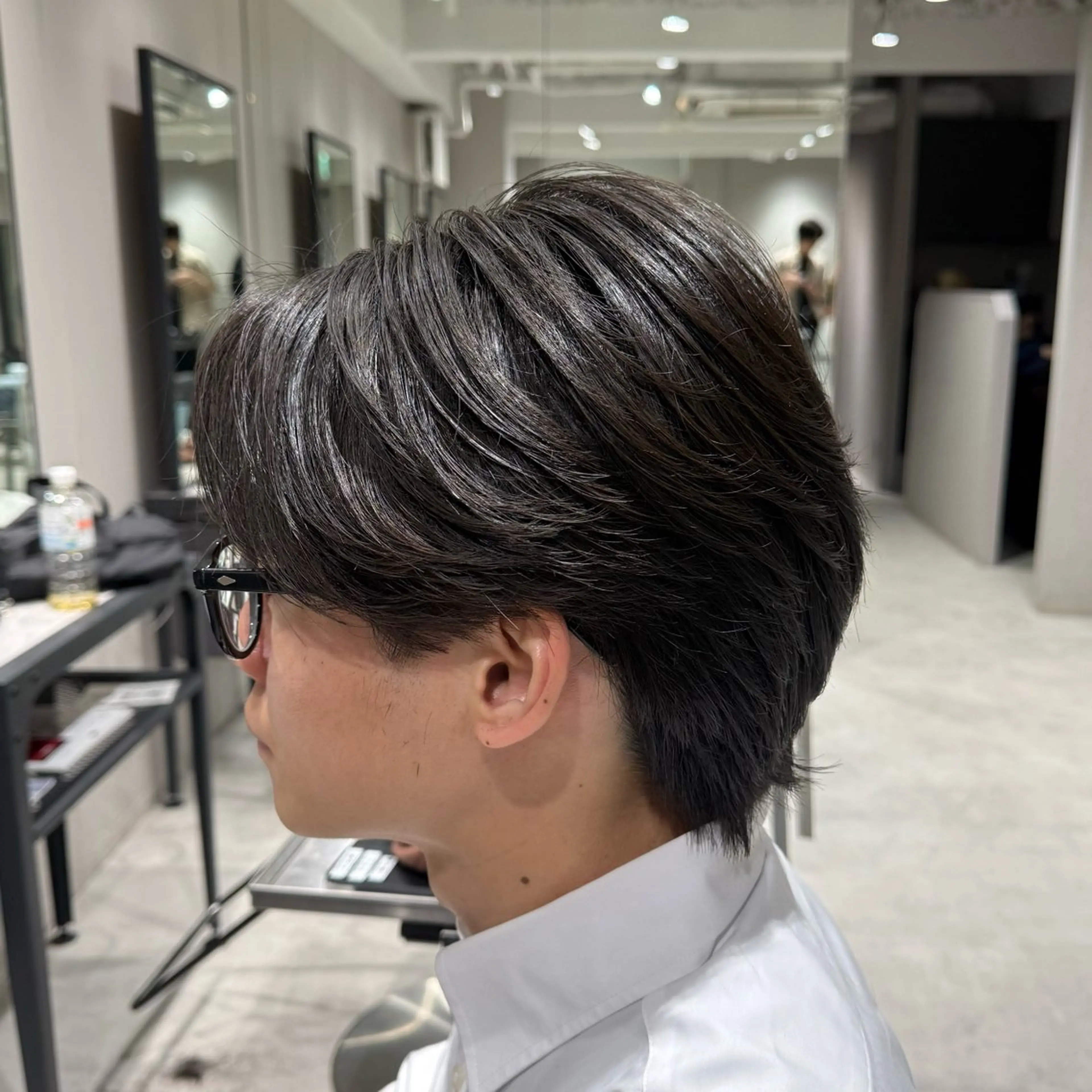 ショート パーマ メンズ カット パーマ メンズ縮毛矯正 /池袋/原田海朱のヘアスタイル