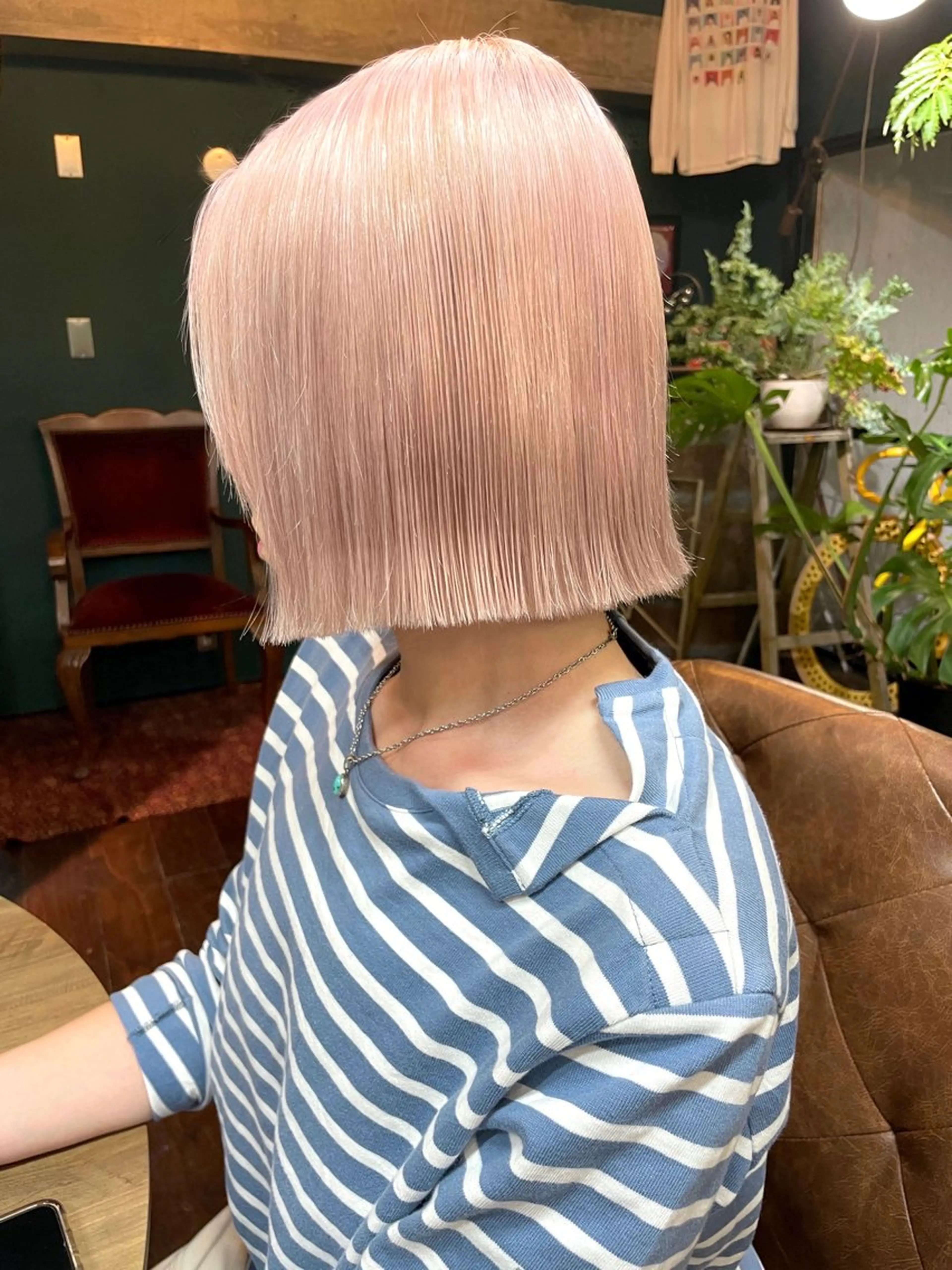 ミディアム 切りっぱなしボブ ボブ vivre libreのヘアスタイル