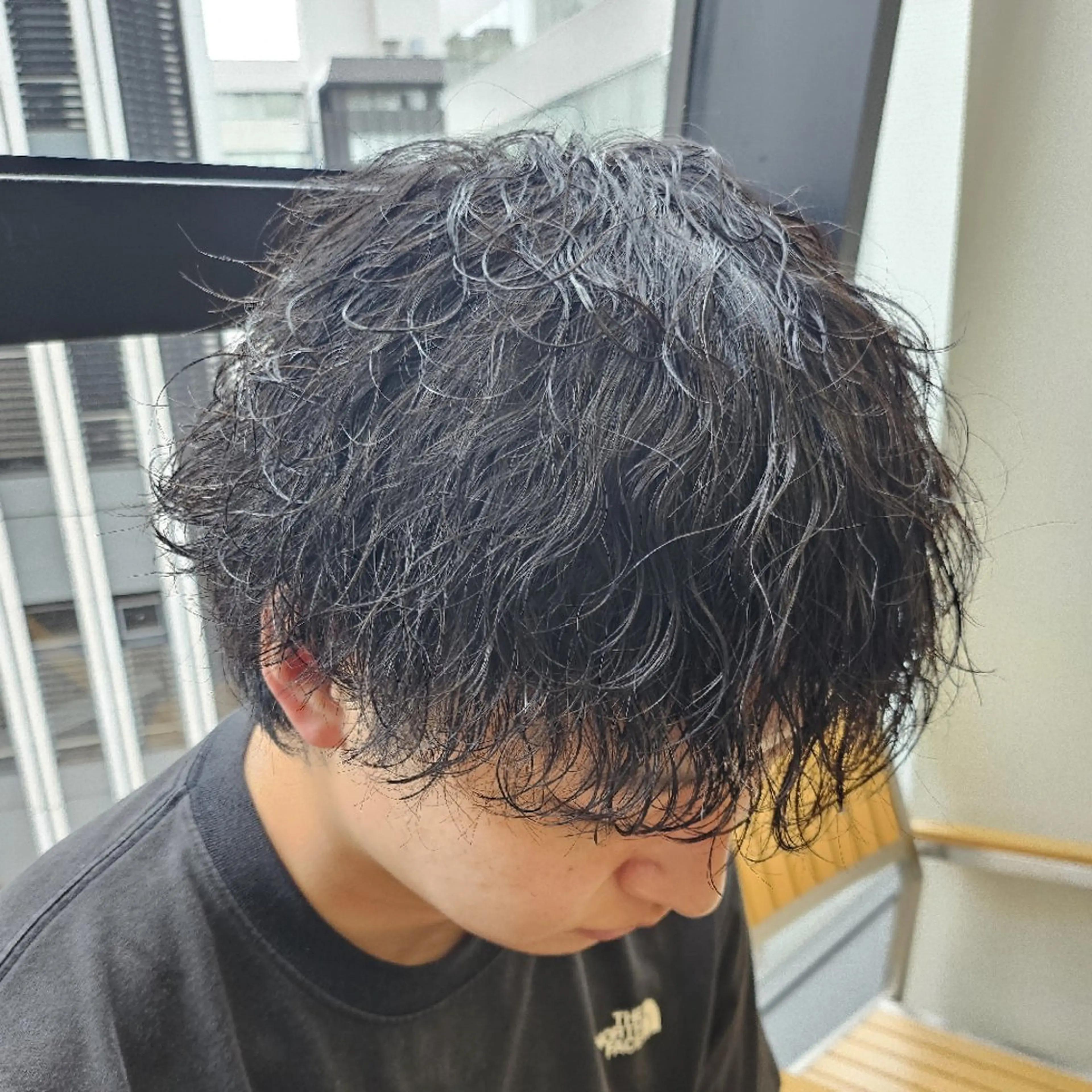 メンズ パーマ ショート ☀️ボブスタイル特化 大山あさひ☀️のヘアスタイル