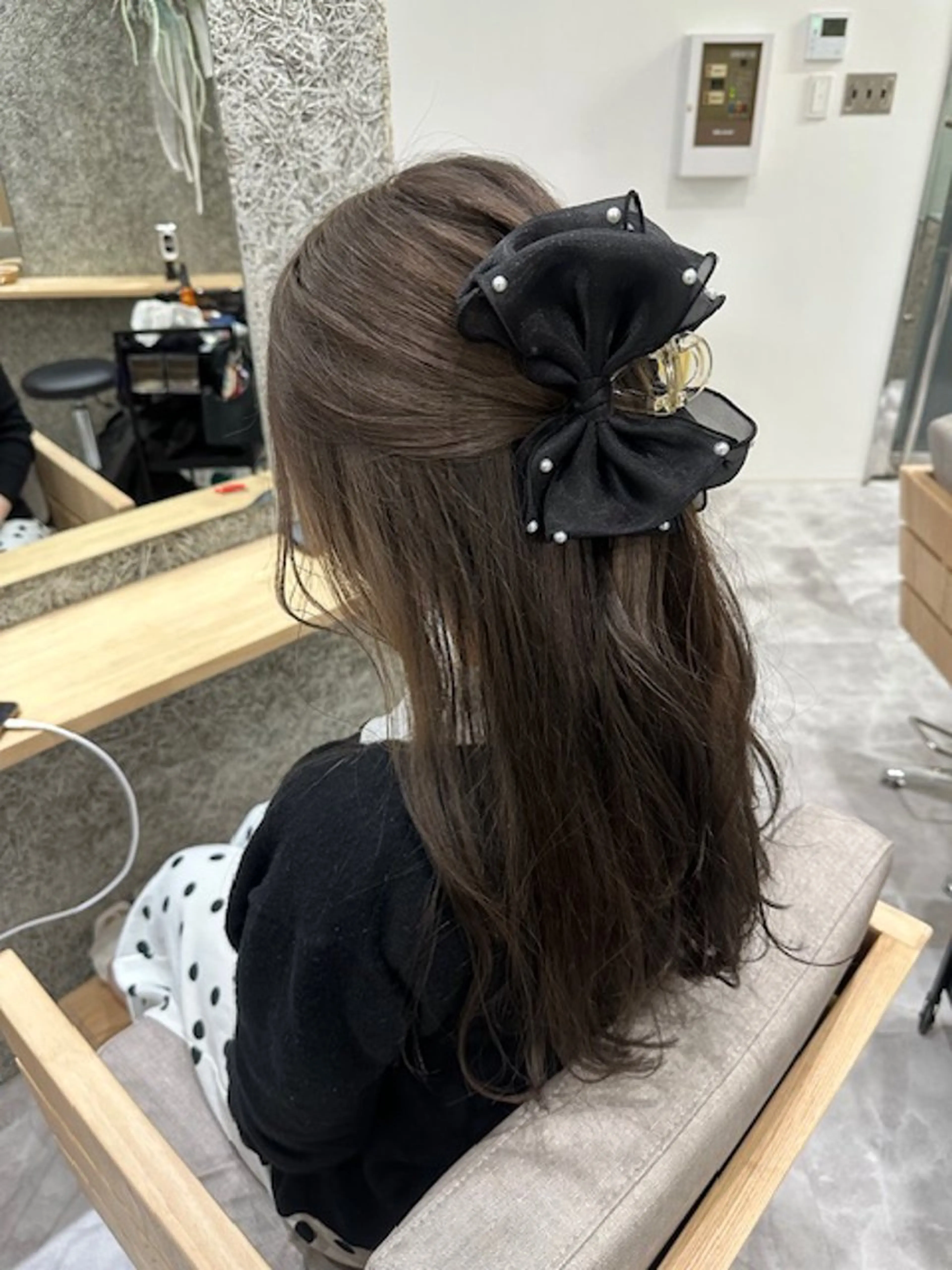 ロング ショートボブ ボブ ハイライト 髪質改善 縮毛矯正 ヘアテラス エムナラテンのヘアスタイル