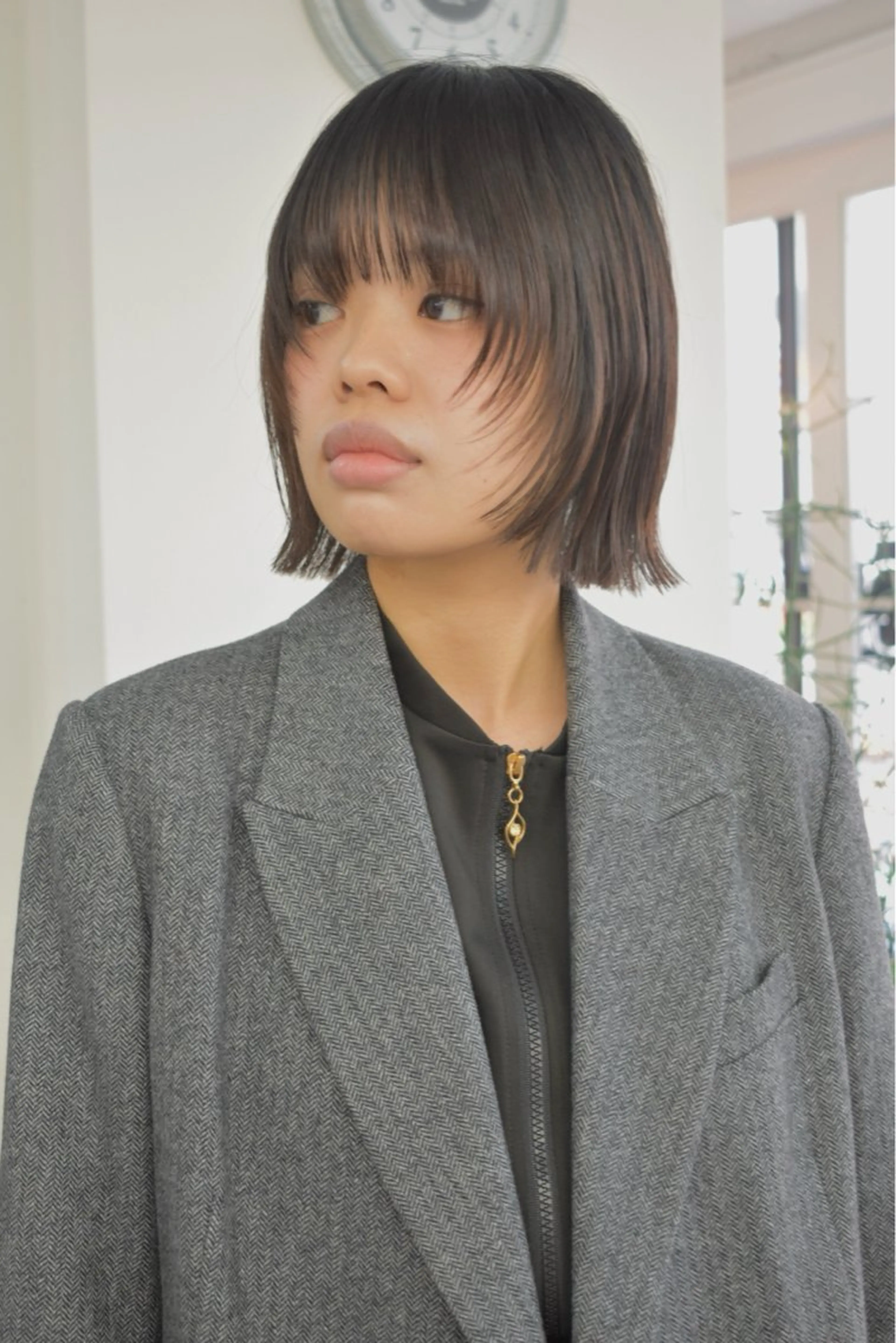 ミディアム カラー カット ヘアカラー トリートメント レイヤーボブ/ 艶カラー/サナ🌼のヘアスタイル