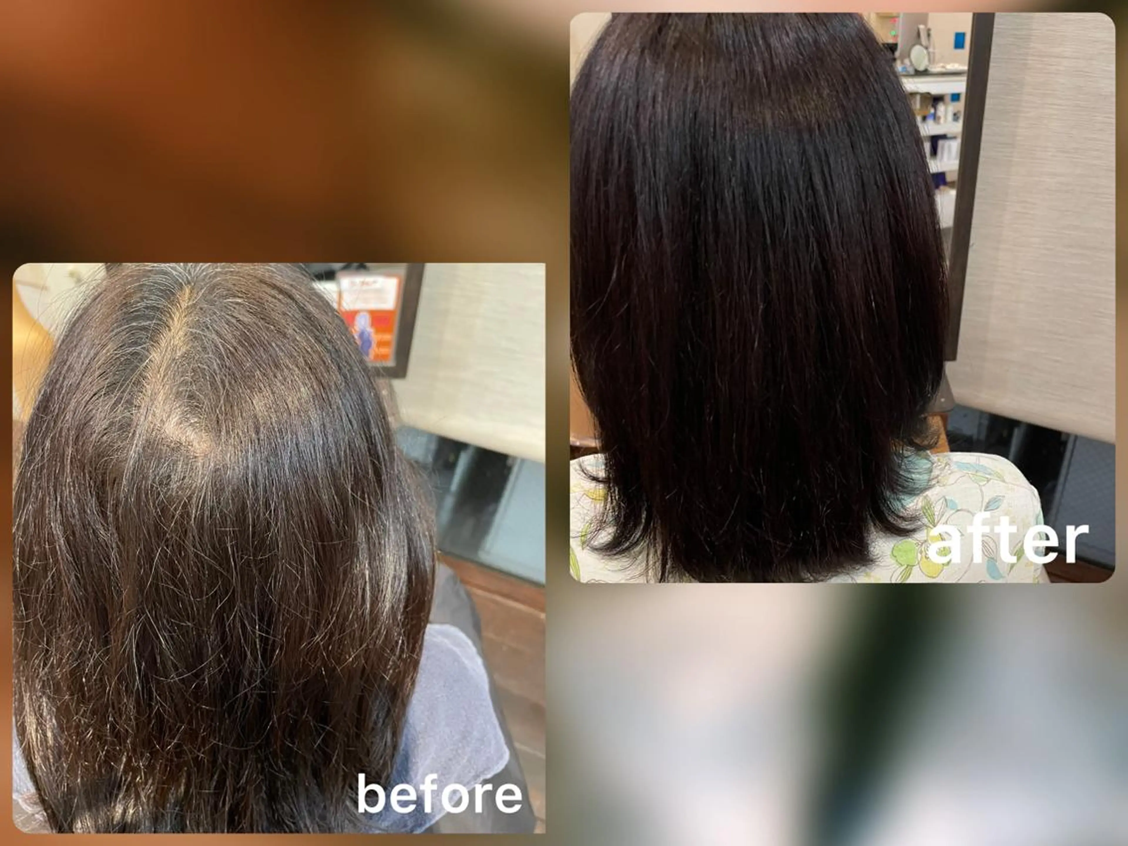 【グレイヘア】白髪染めの写真