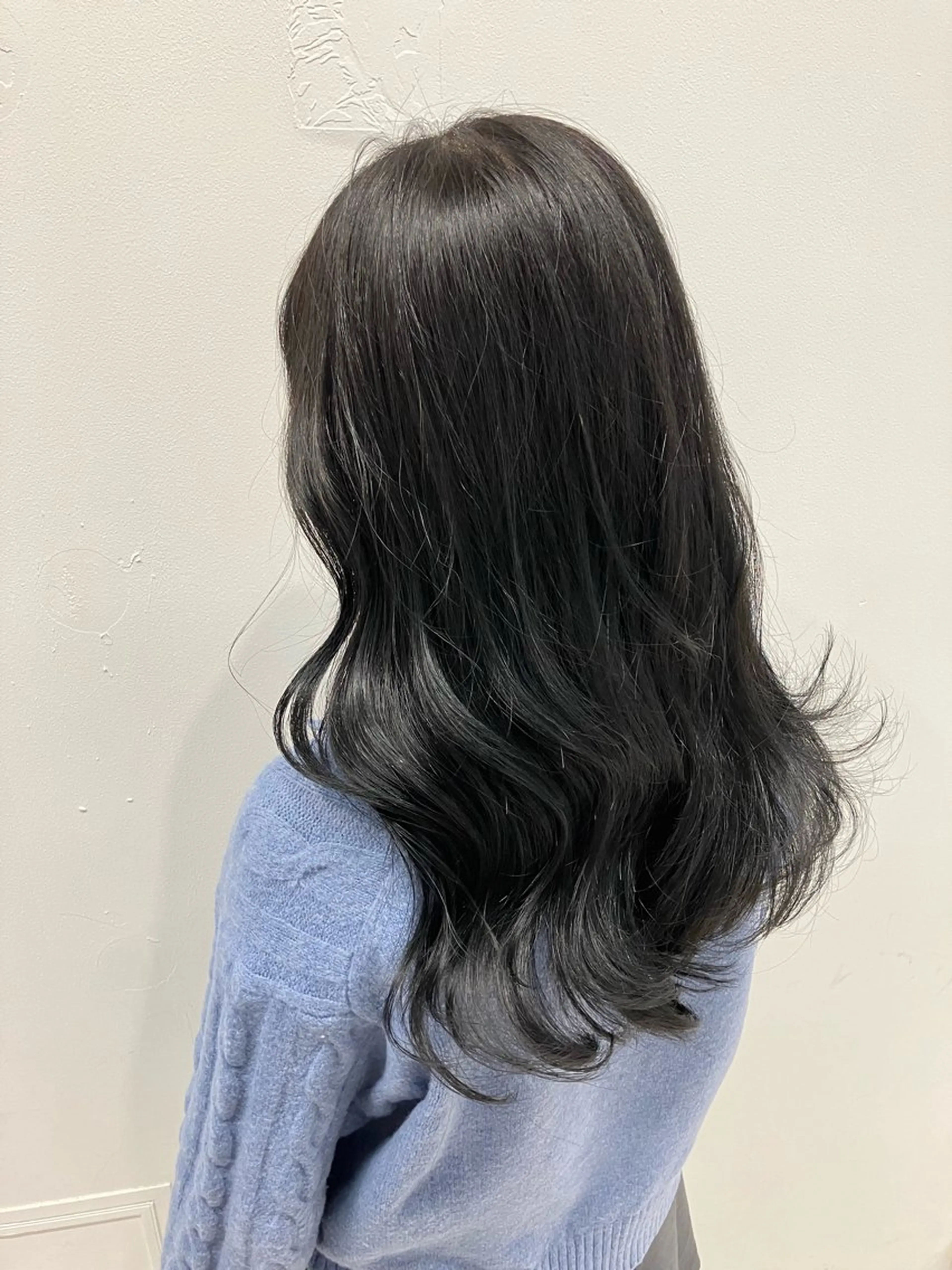 ロング カラー カット ヘアカラー トリートメント 💖ブリーチなし透明 感💖ASAHIのヘアスタイル