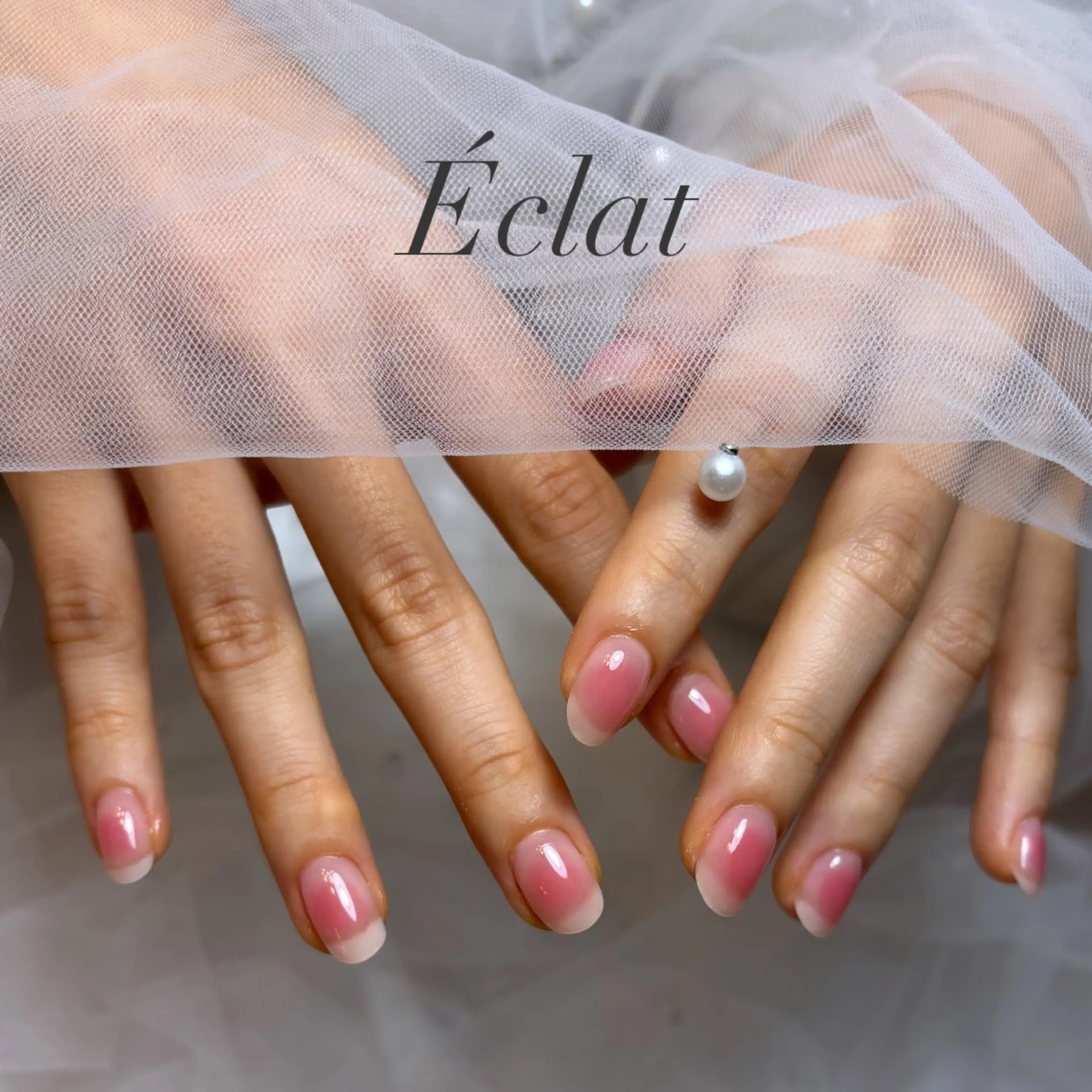 ネイル チークネイル ハンドネイル nail salon Éclatのネイルデザイン
