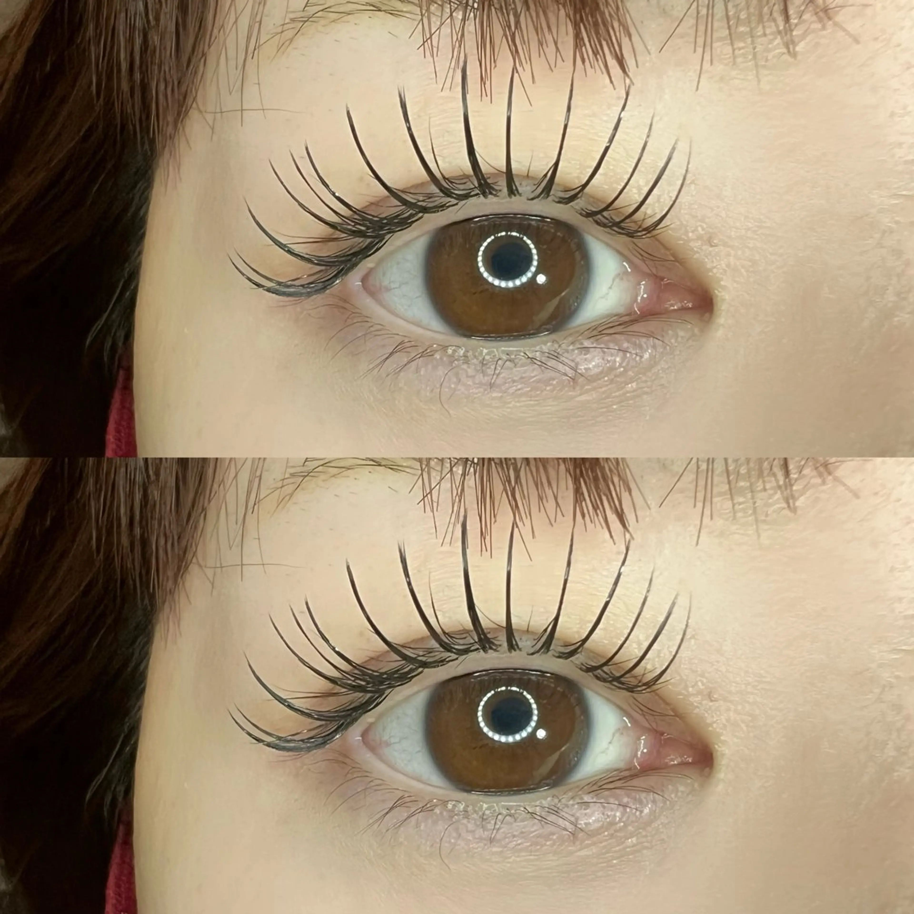 マツエク・マツパ Cカール フラットラッシュ Sara Moyuのマツエク・マツパデザイン