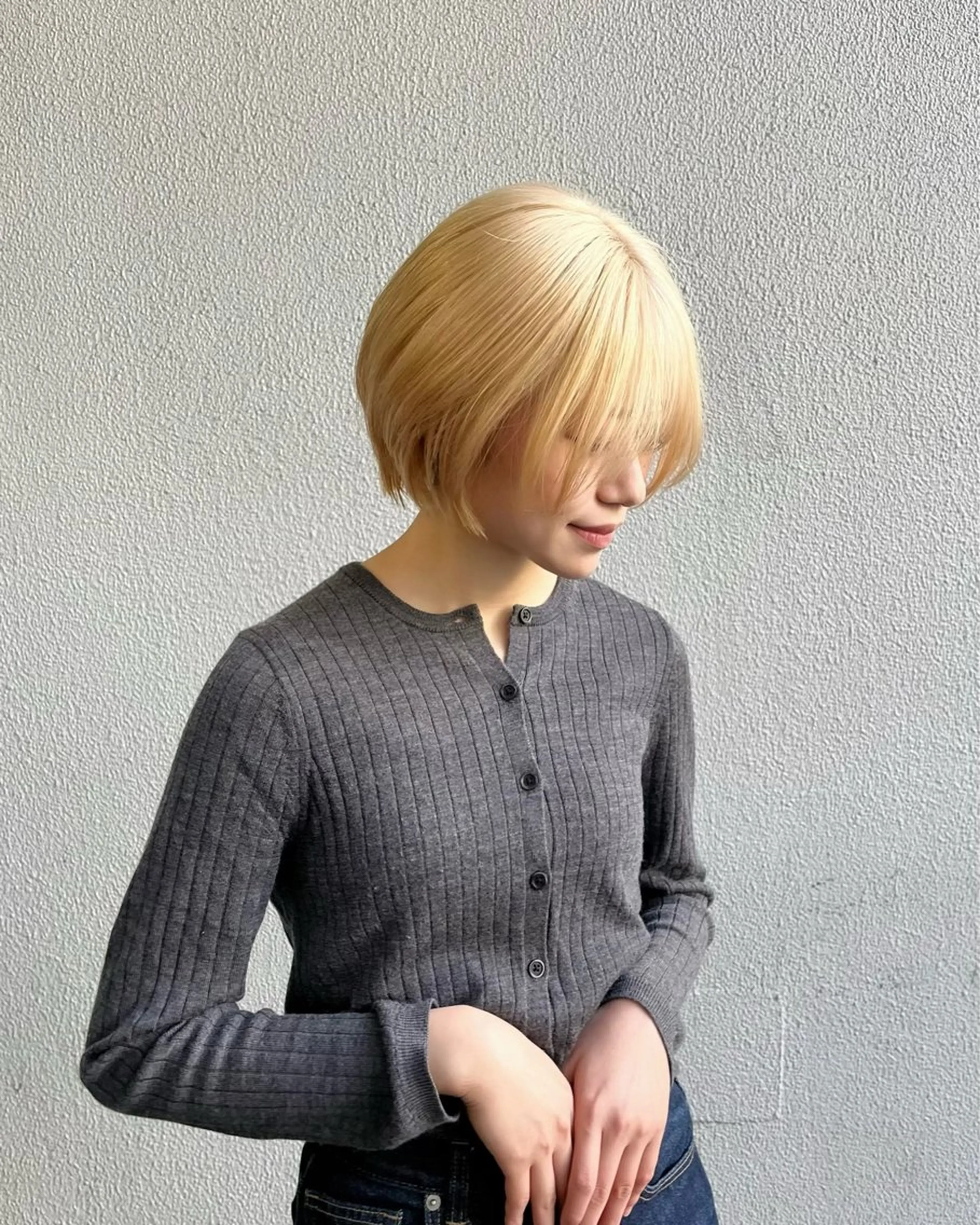 ショート カラー パーマ/縮毛矯正 /かわいい/せき🫧のヘアスタイル