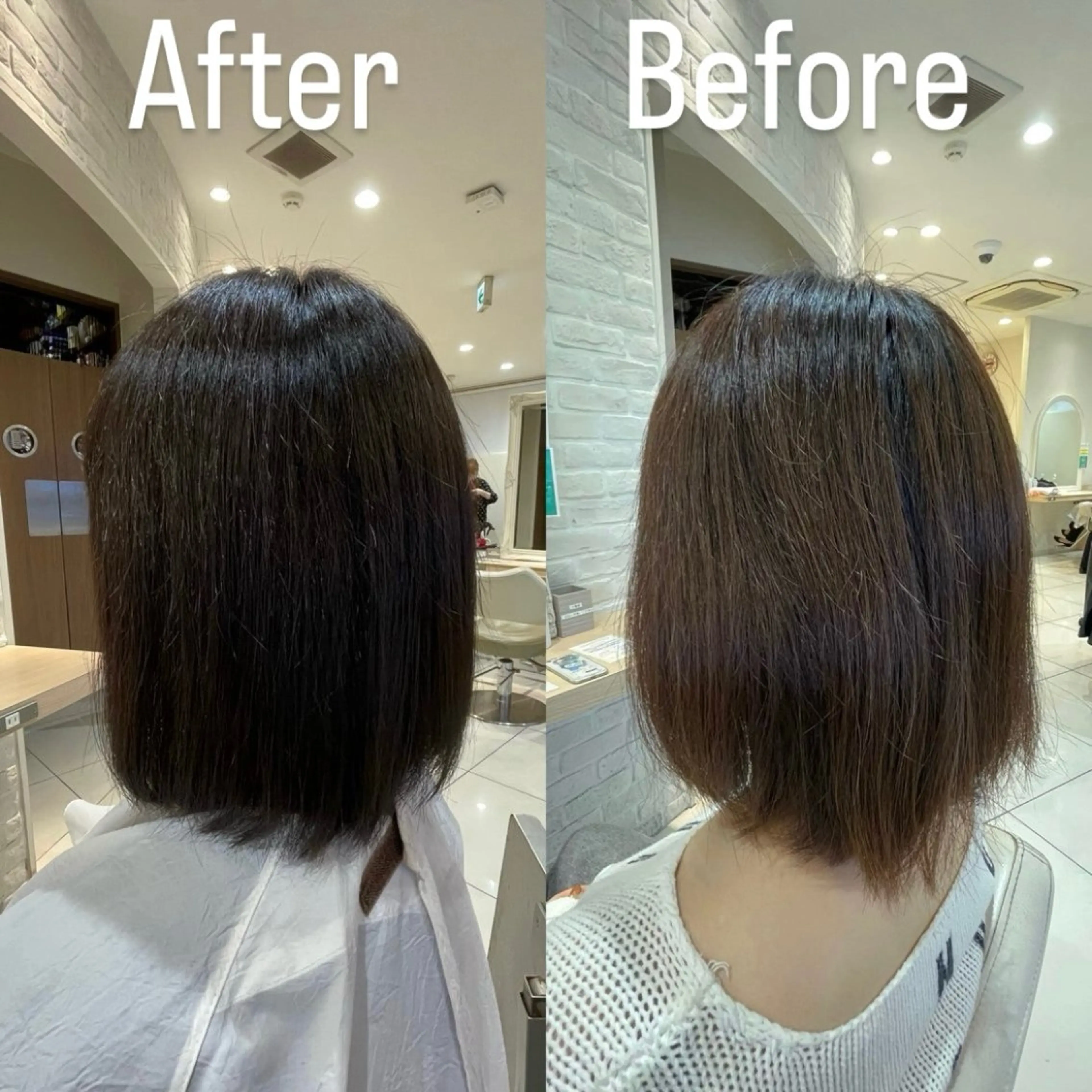 ミディアム カラー ヘアカラー 秋山 瑠夏のヘアスタイル