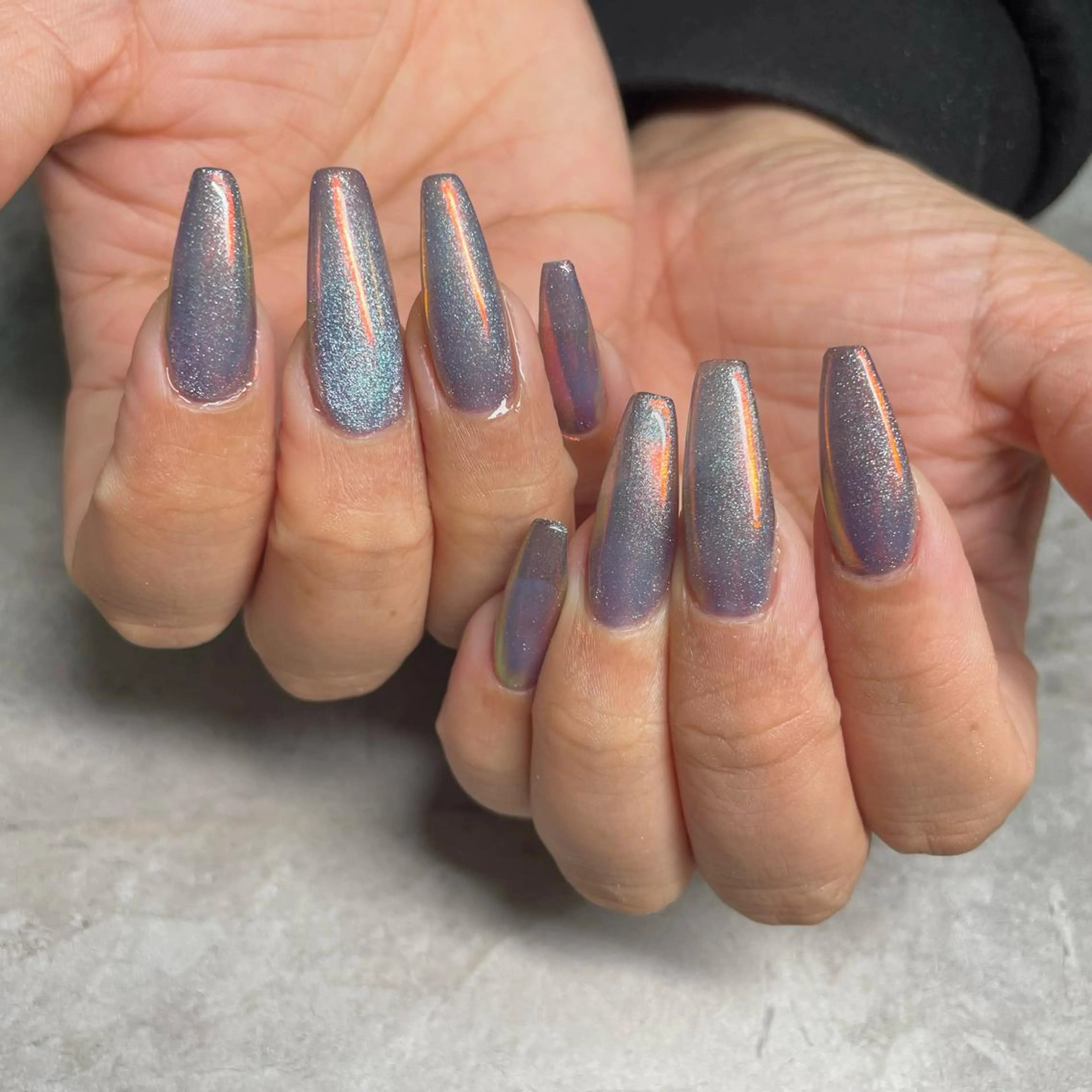 ロング ネイル YUNA FUKUDAのネイルデザイン