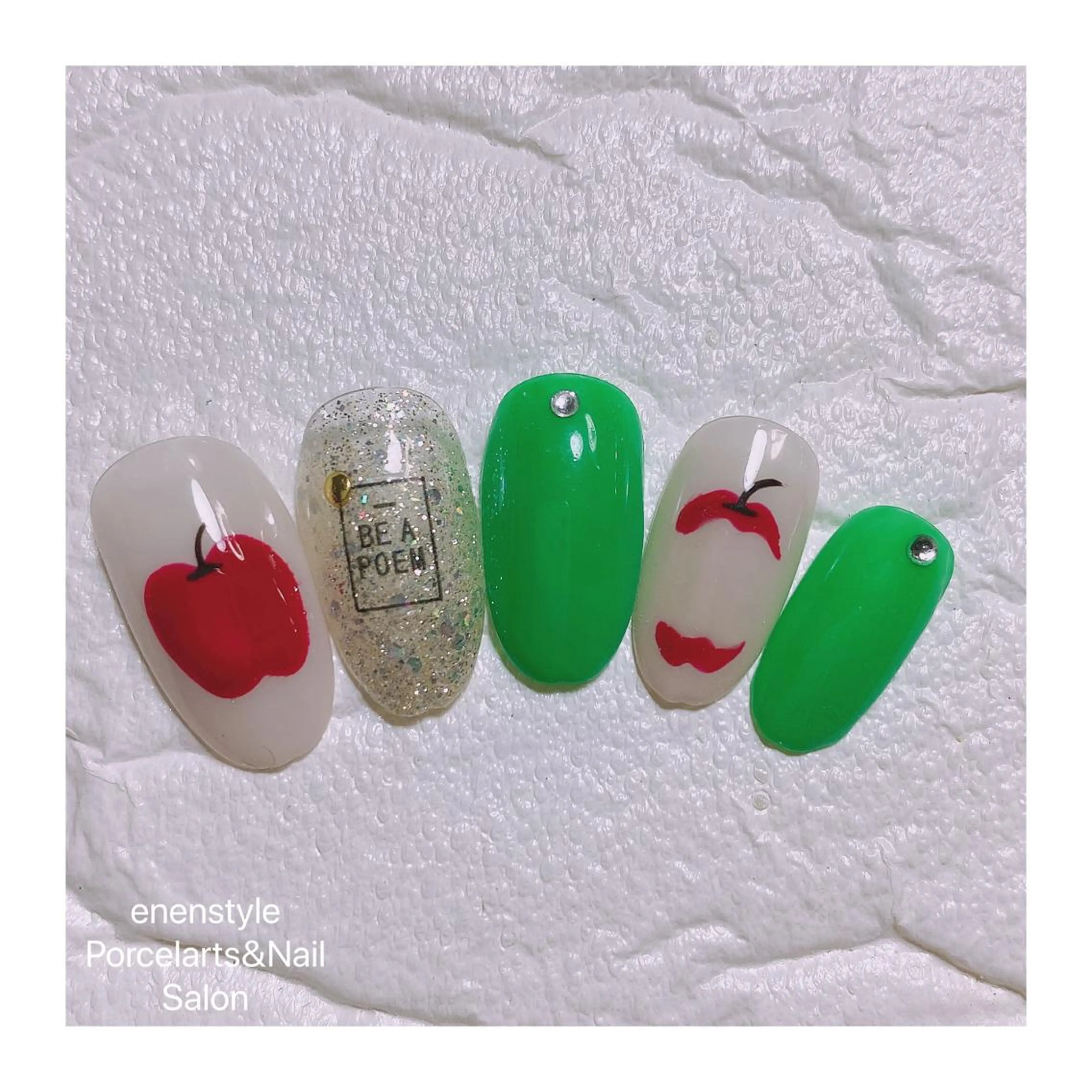 ミディアム ネイル ハンドネイル 👑enen style👑のネイルデザイン