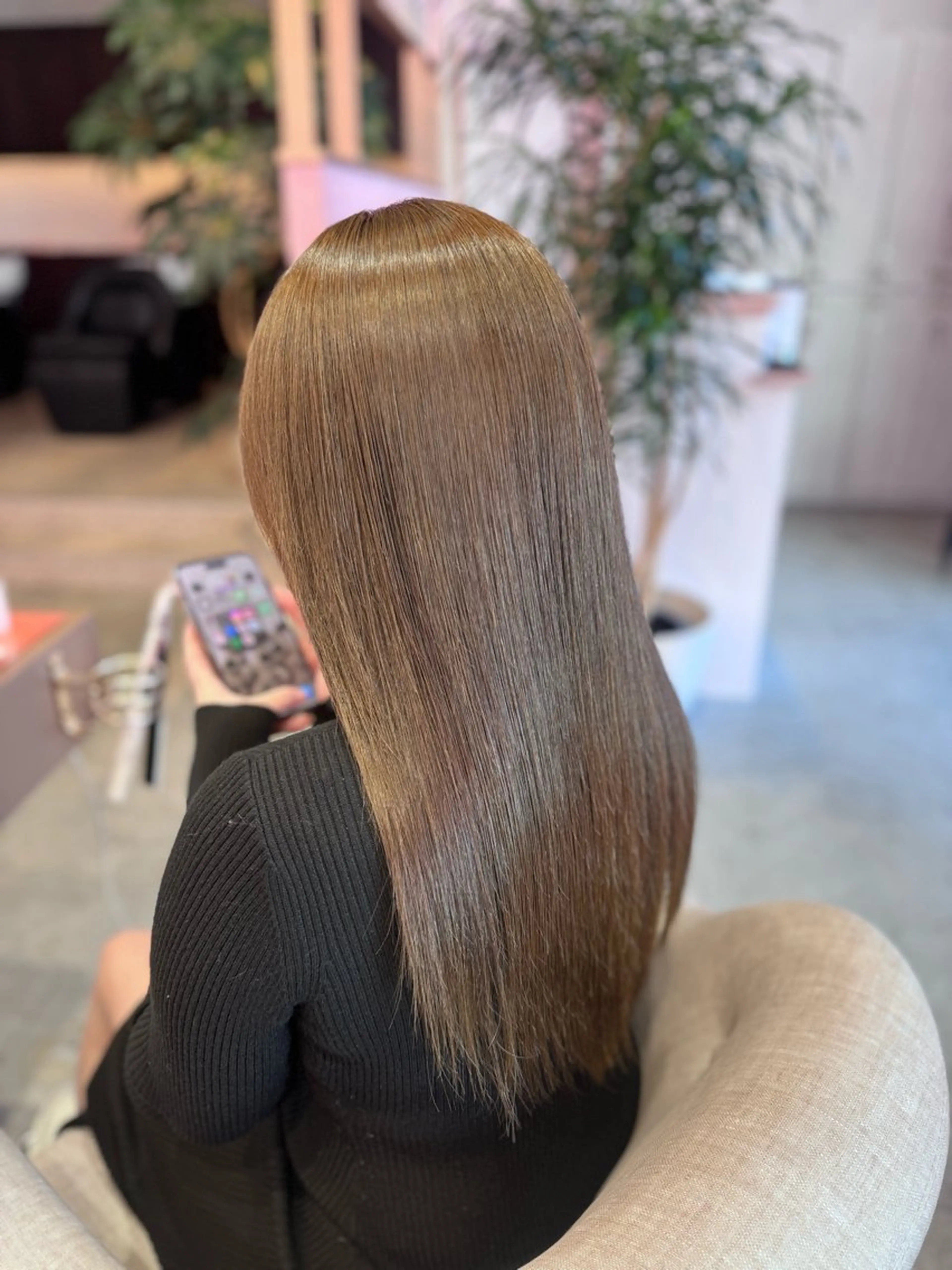 ロング 艶カラー✨レイヤー 𝐚𝐲𝐚𝐤𝐚のヘアスタイル