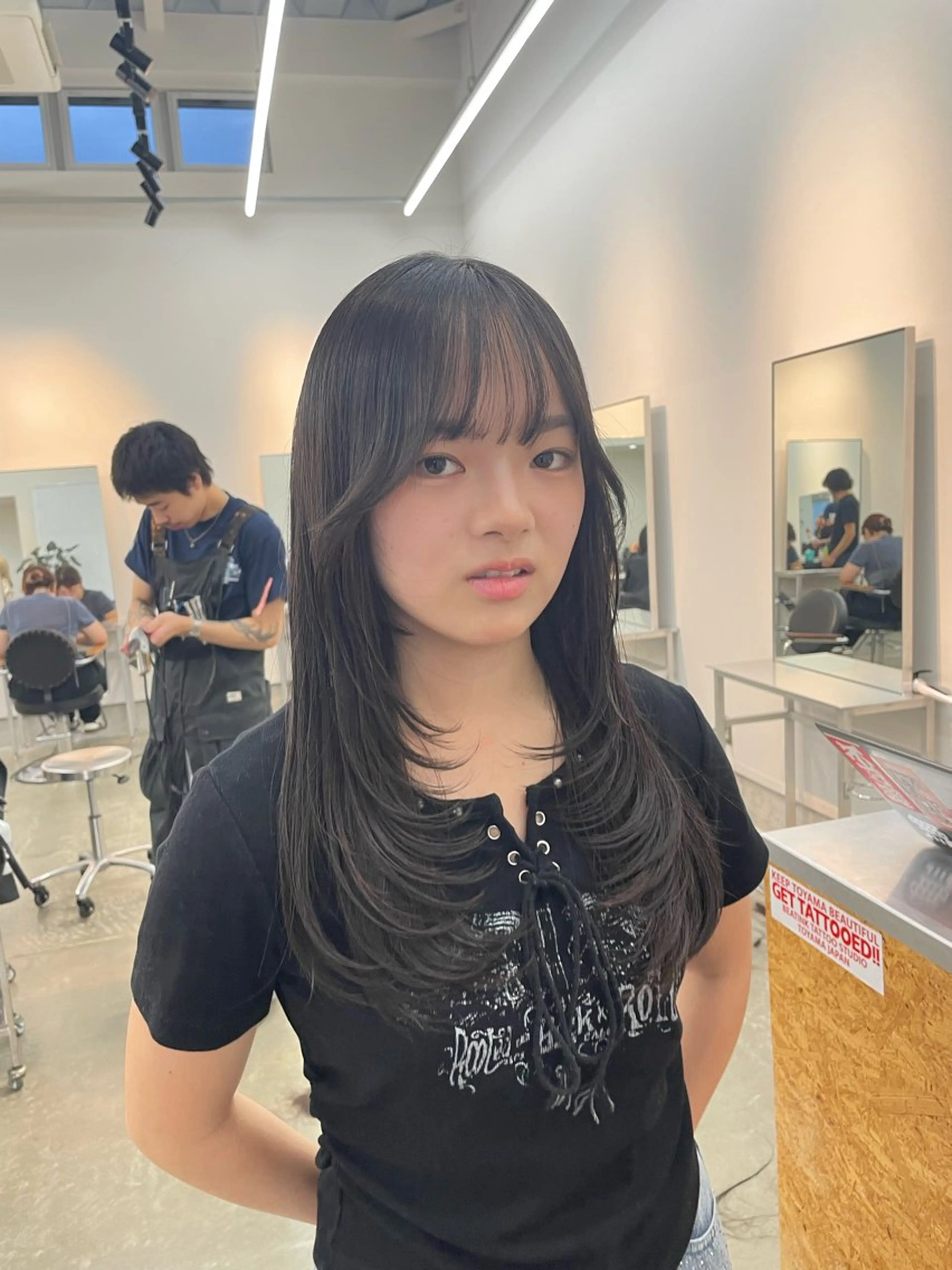 ロング レイヤーカット カット トリートメント 宮本 祥生のヘアスタイル